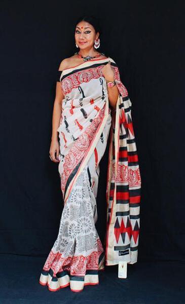Aamra - Anuradha Ramam-Hand woven- Hand block print - Sustainable fashion- Conscious fashion- Vocal for local