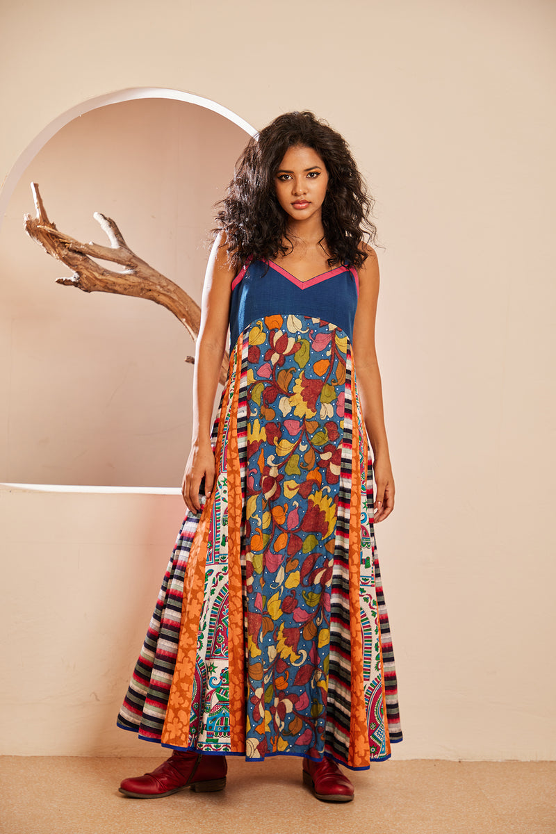 Chitthi - Multi Panelled Embroidered Dress