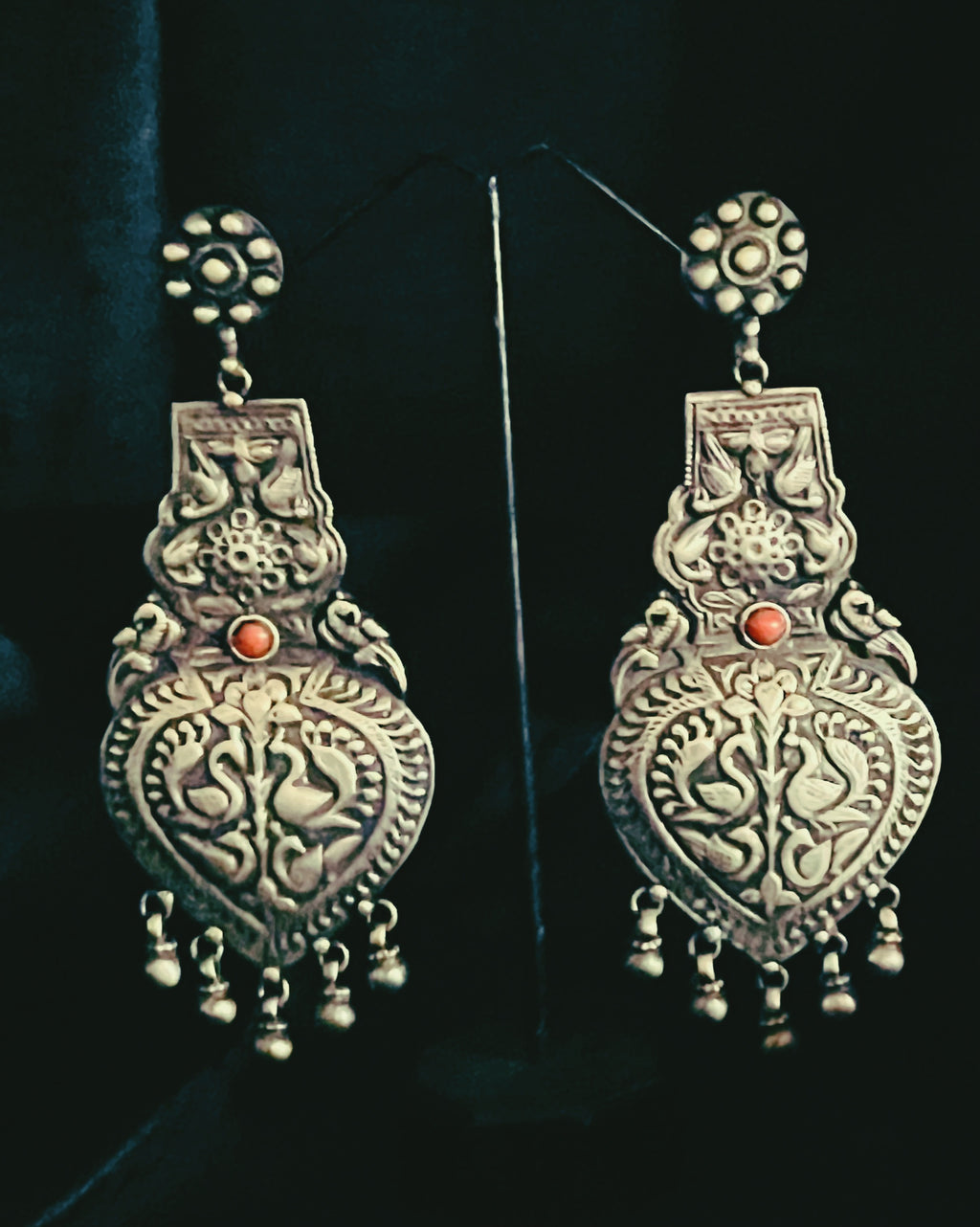 Aarya Silver Earrings - Anuradha Ramam