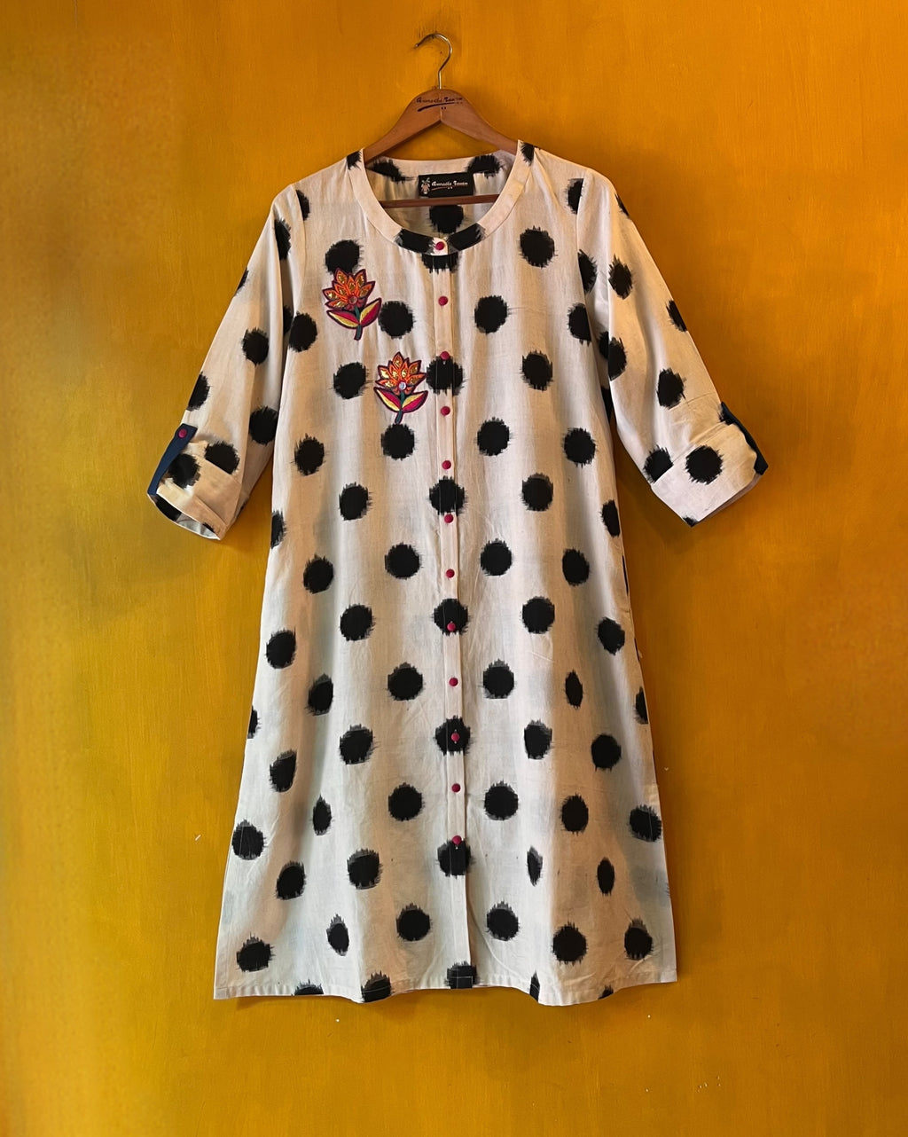 Ikat Kurta - Advika (Size - L) - Anuradha Ramam