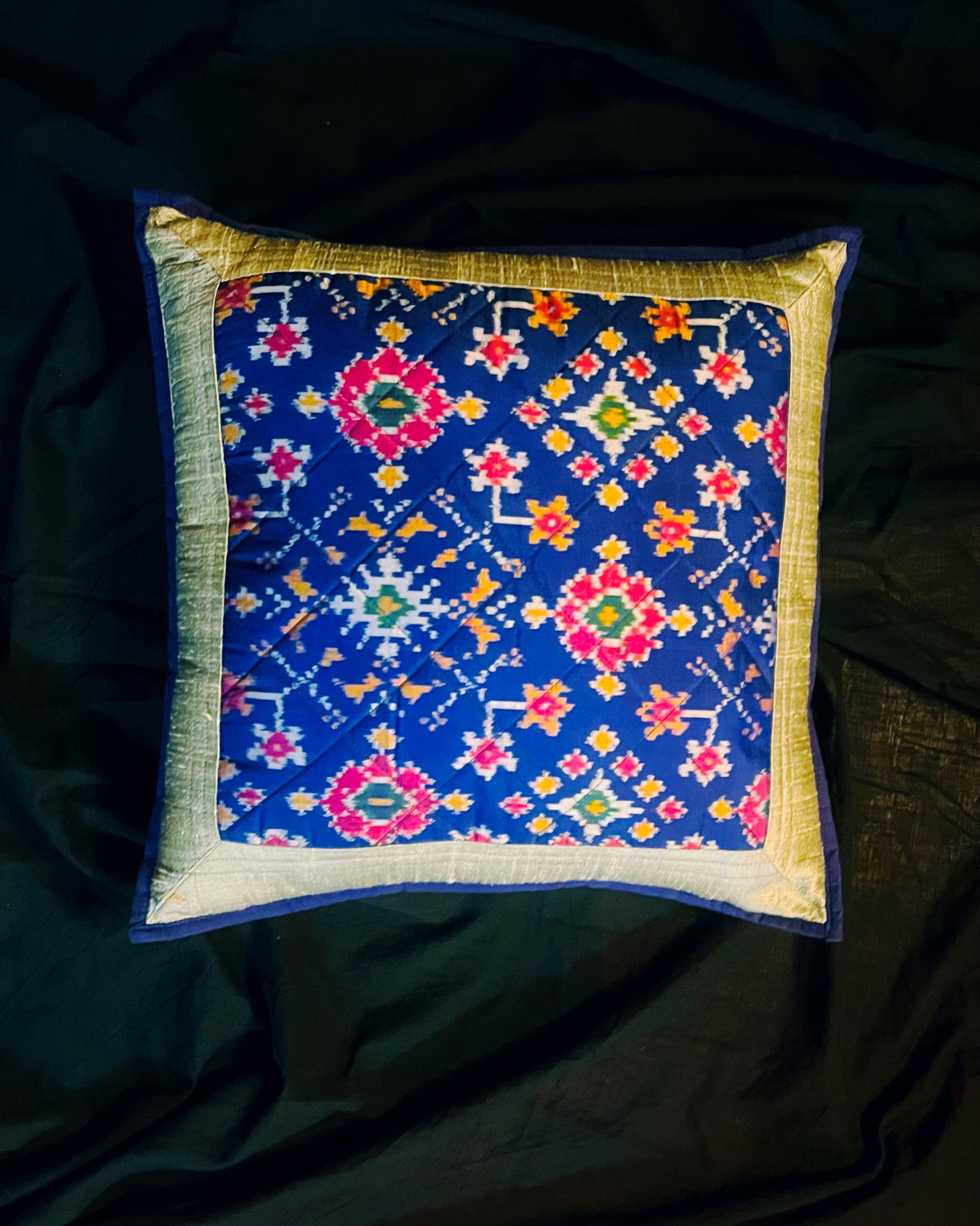 Silk Cushion Cover - Adrija - Anuradha Ramam