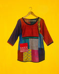 Tussar Silk Top - Ekta (Size - S) - Anuradha Ramam