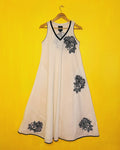 A - Line Applique Dress - Janani (Size - M, L & XL) - Anuradha Ramam
