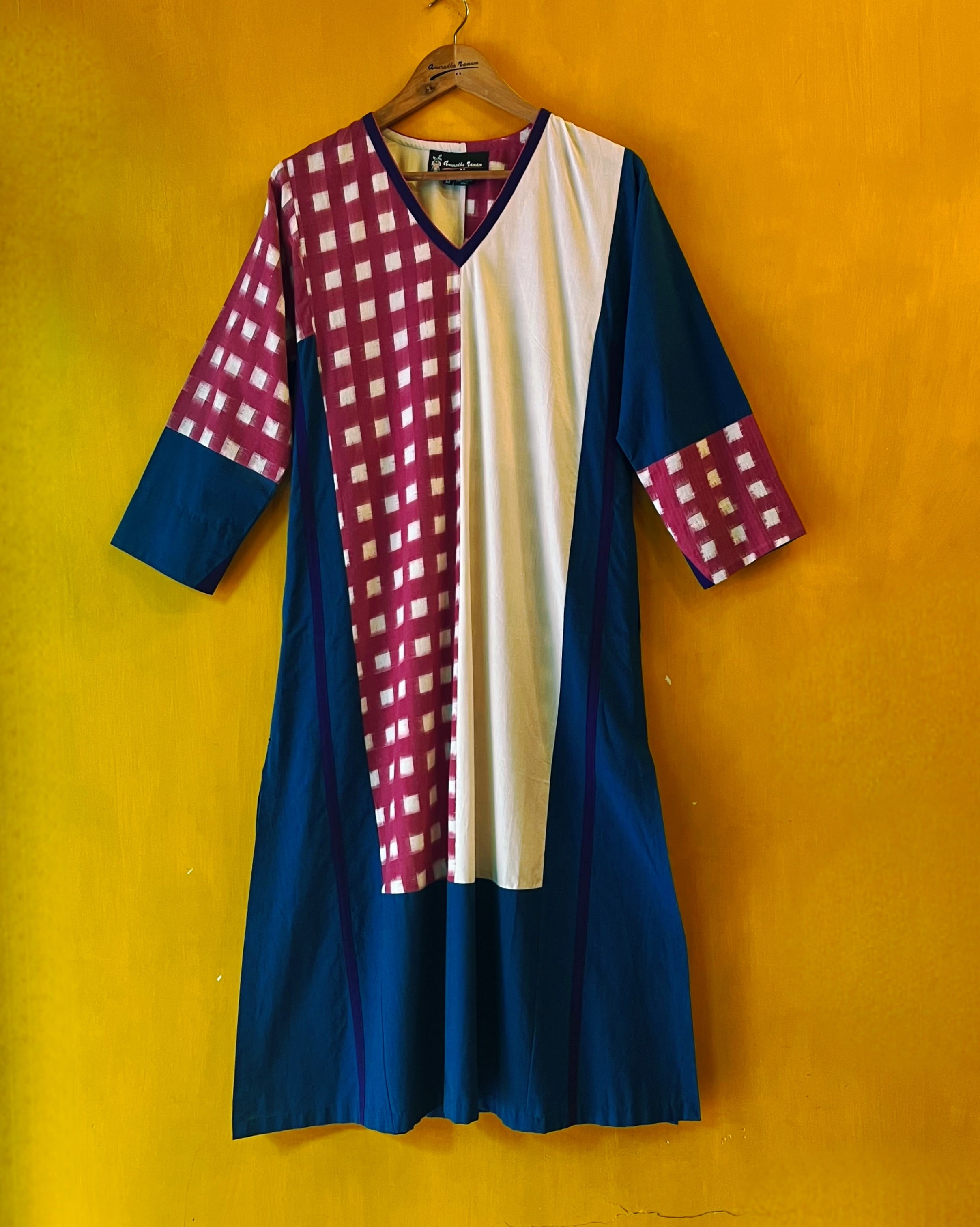 Ikat Kurta - Aarohi (Size - M) - Anuradha Ramam