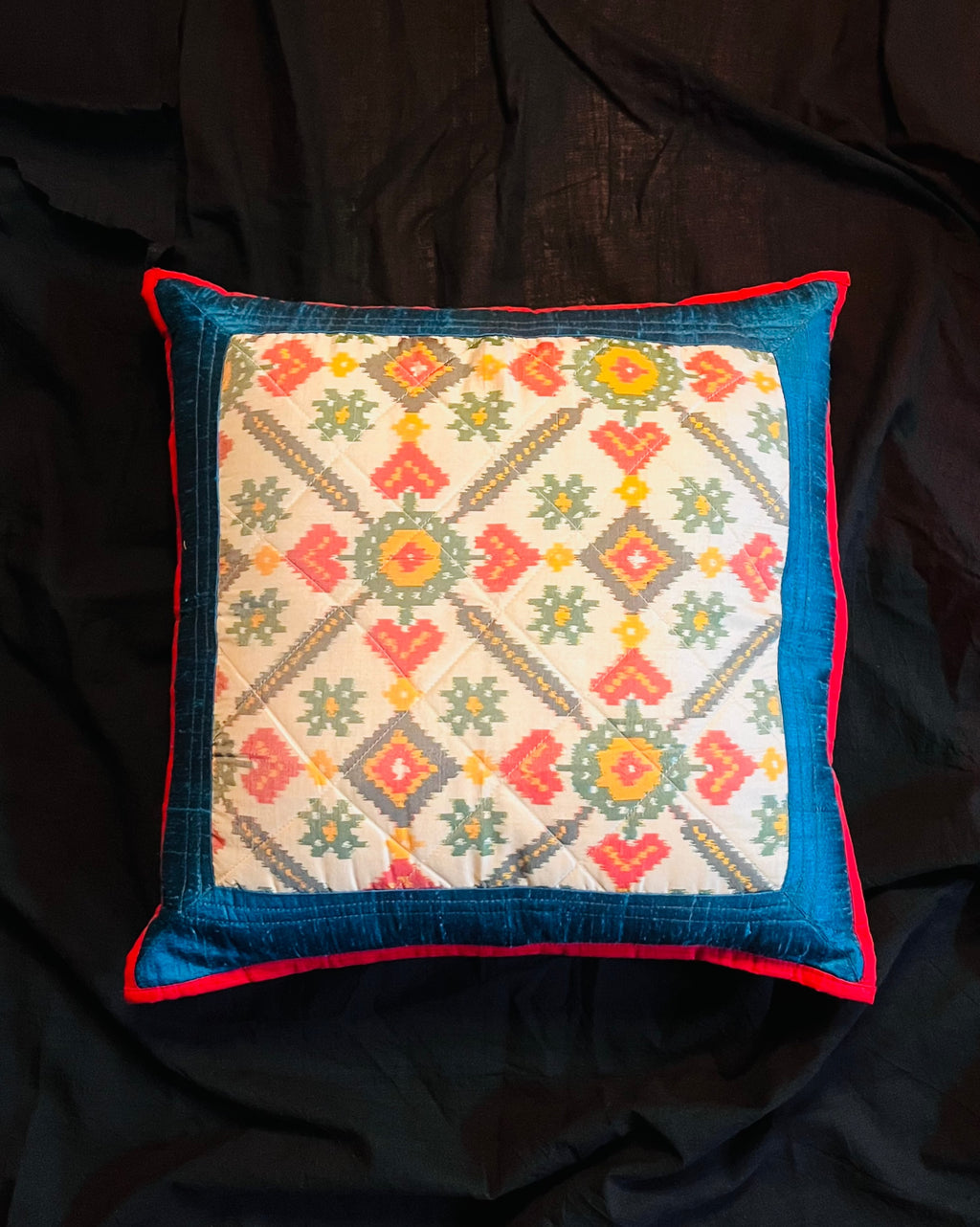 Silk Cushion Cover - Alolika - Anuradha Ramam