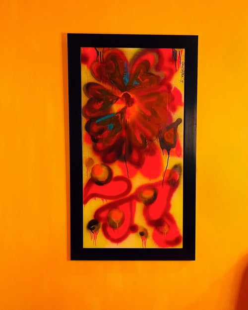 Acrylic painting - Rhythms of Nature - Anuradha Ramam