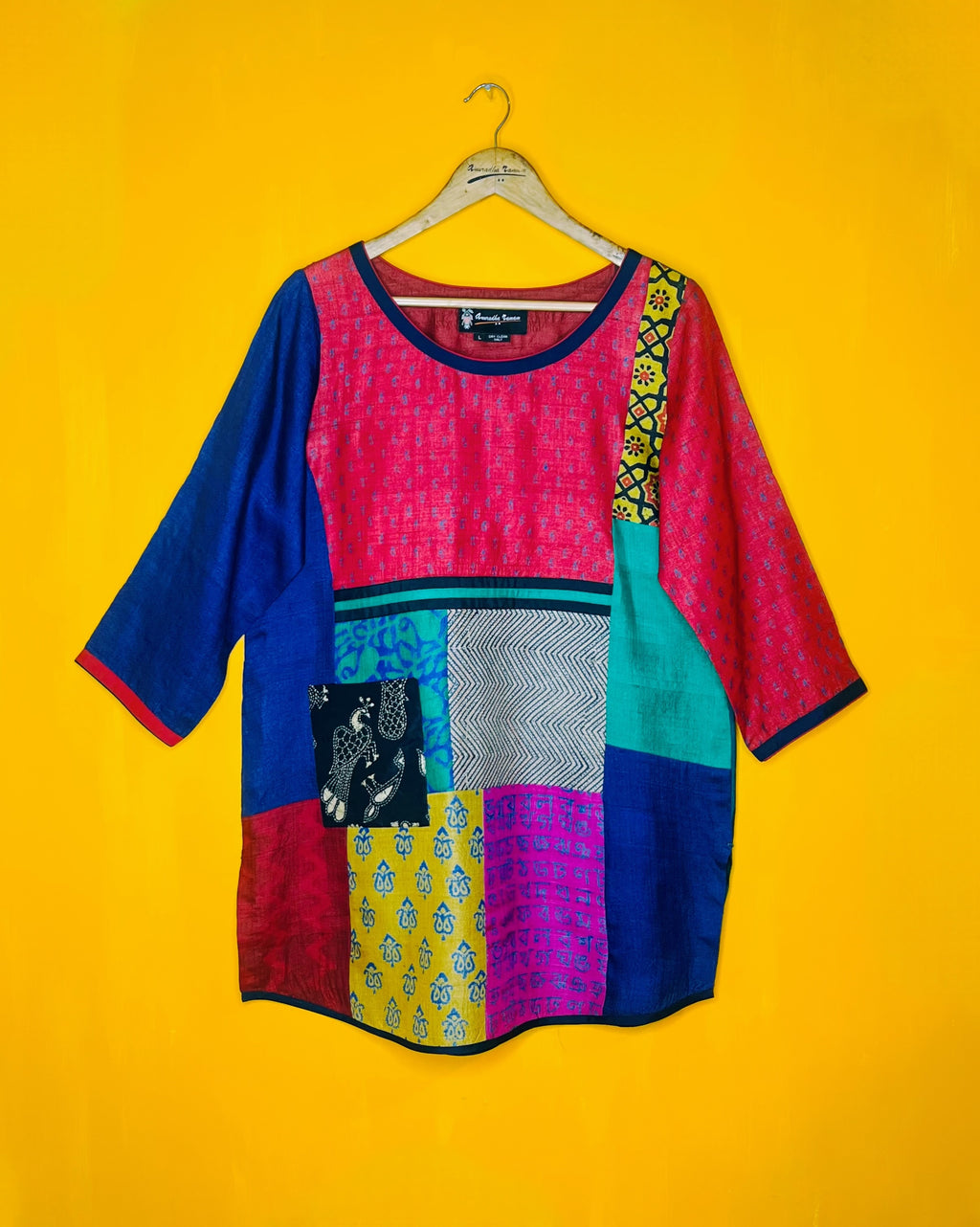 Silk Top - Eesha (Size - L) - Anuradha Ramam