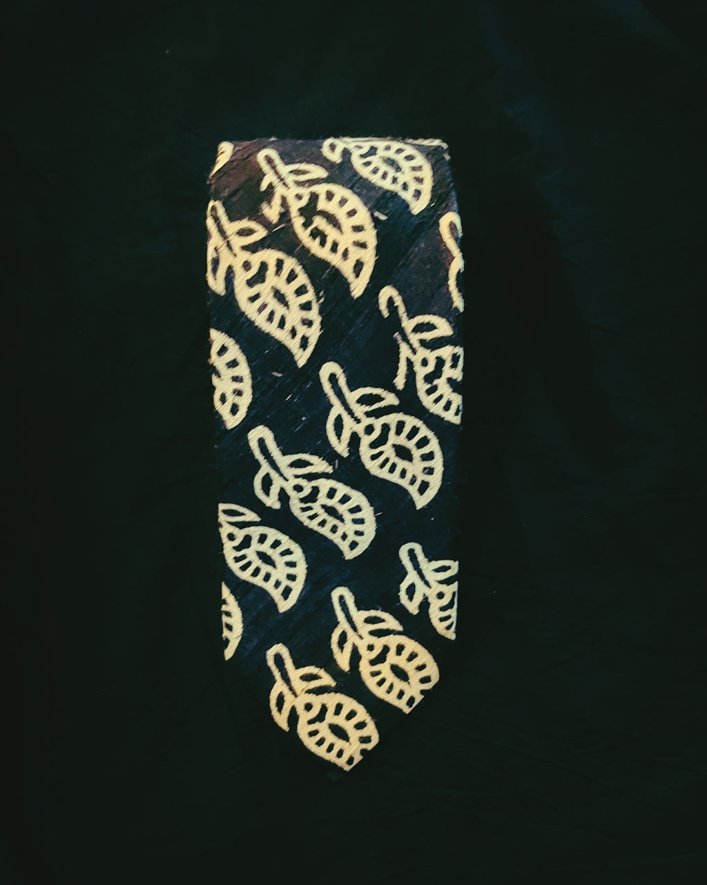 Printed Silk Necktie - Aarish - Anuradha Ramam