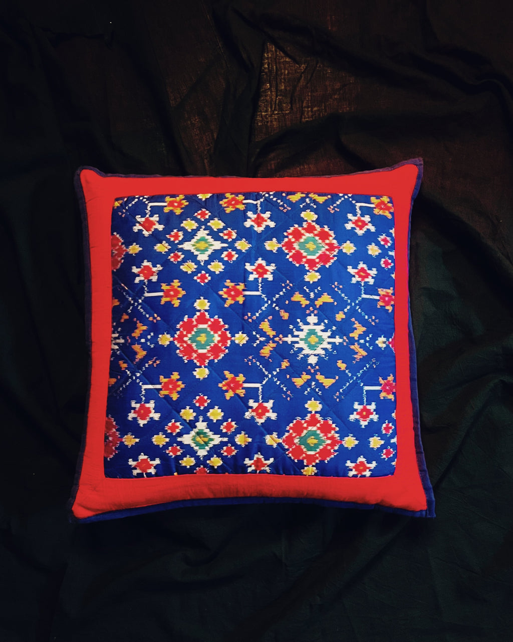 Silk Cushion Cover - Abhirupa - Anuradha Ramam
