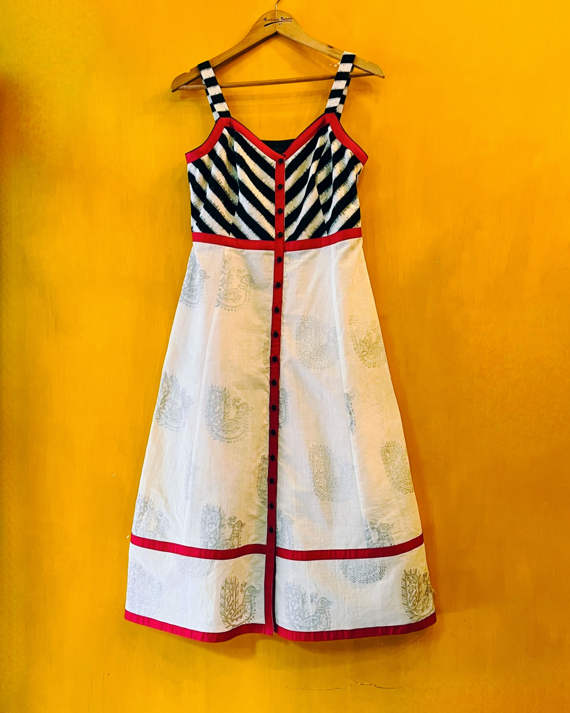 Ikat Dress - Anika (Size - M) - Anuradha Ramam