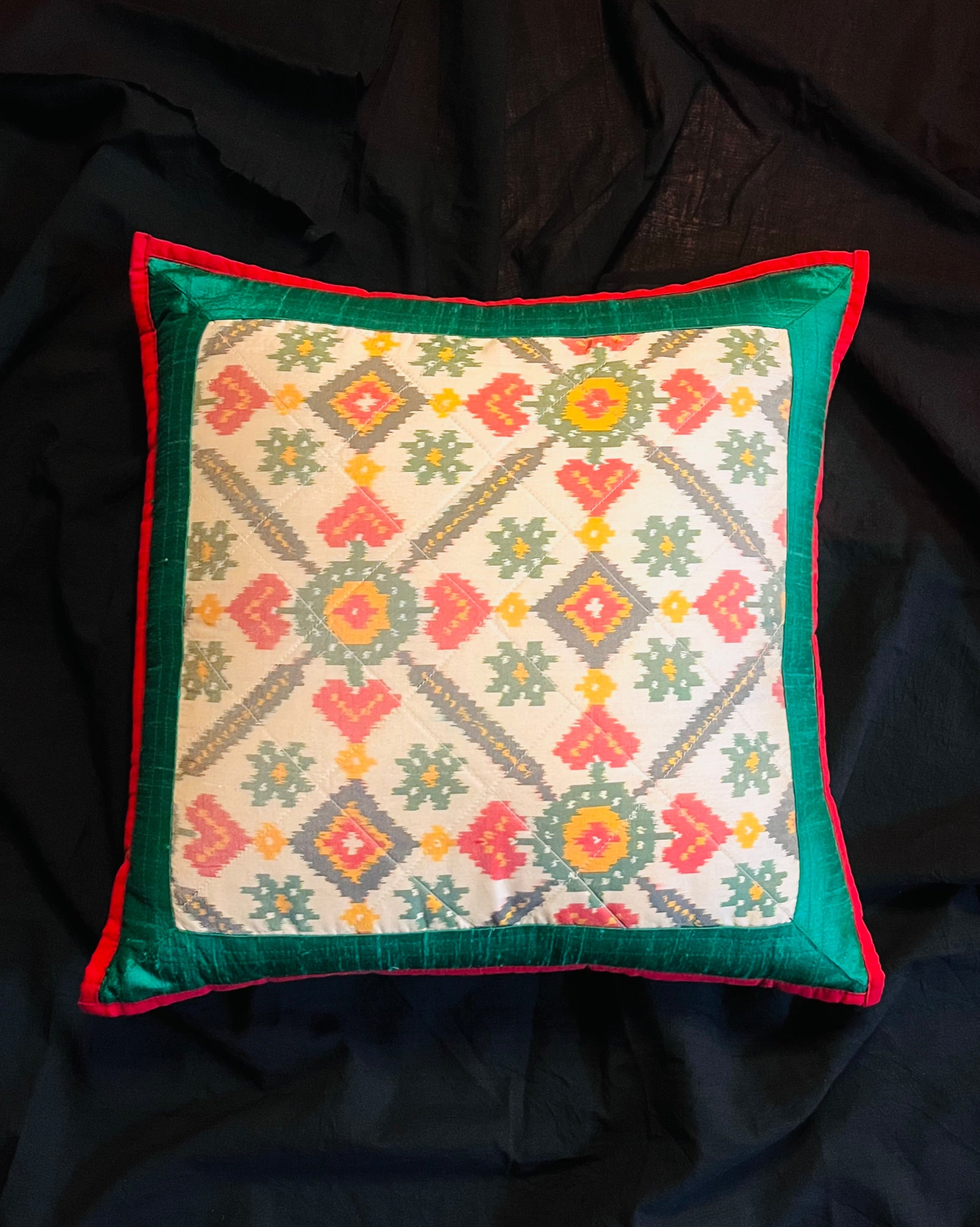 Silk Cushion Cover - Aratrika - Anuradha Ramam