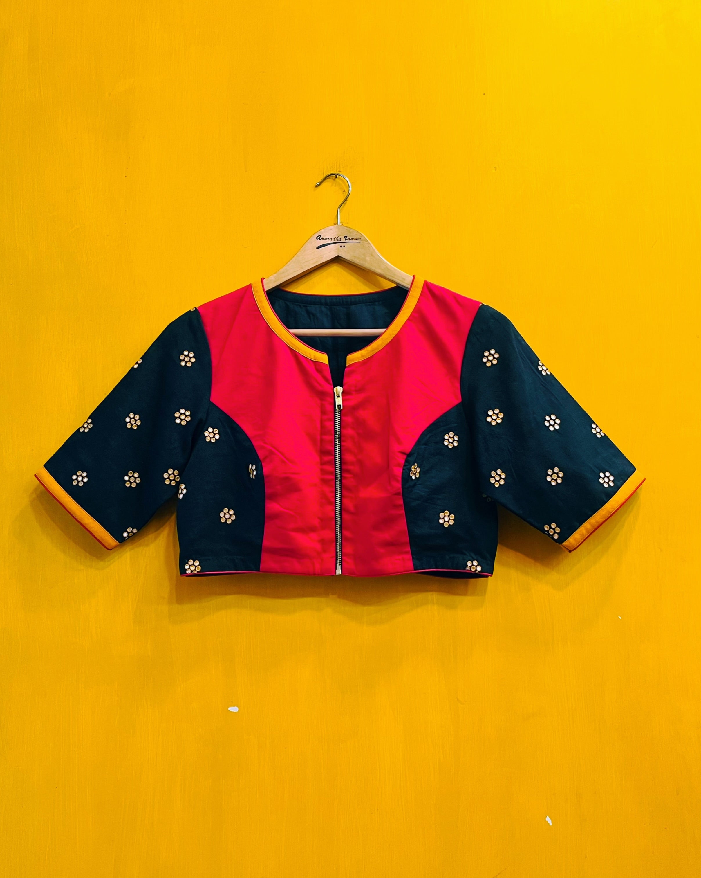 Shanaya Saree Blouse (Size - M) - Anuradha Ramam