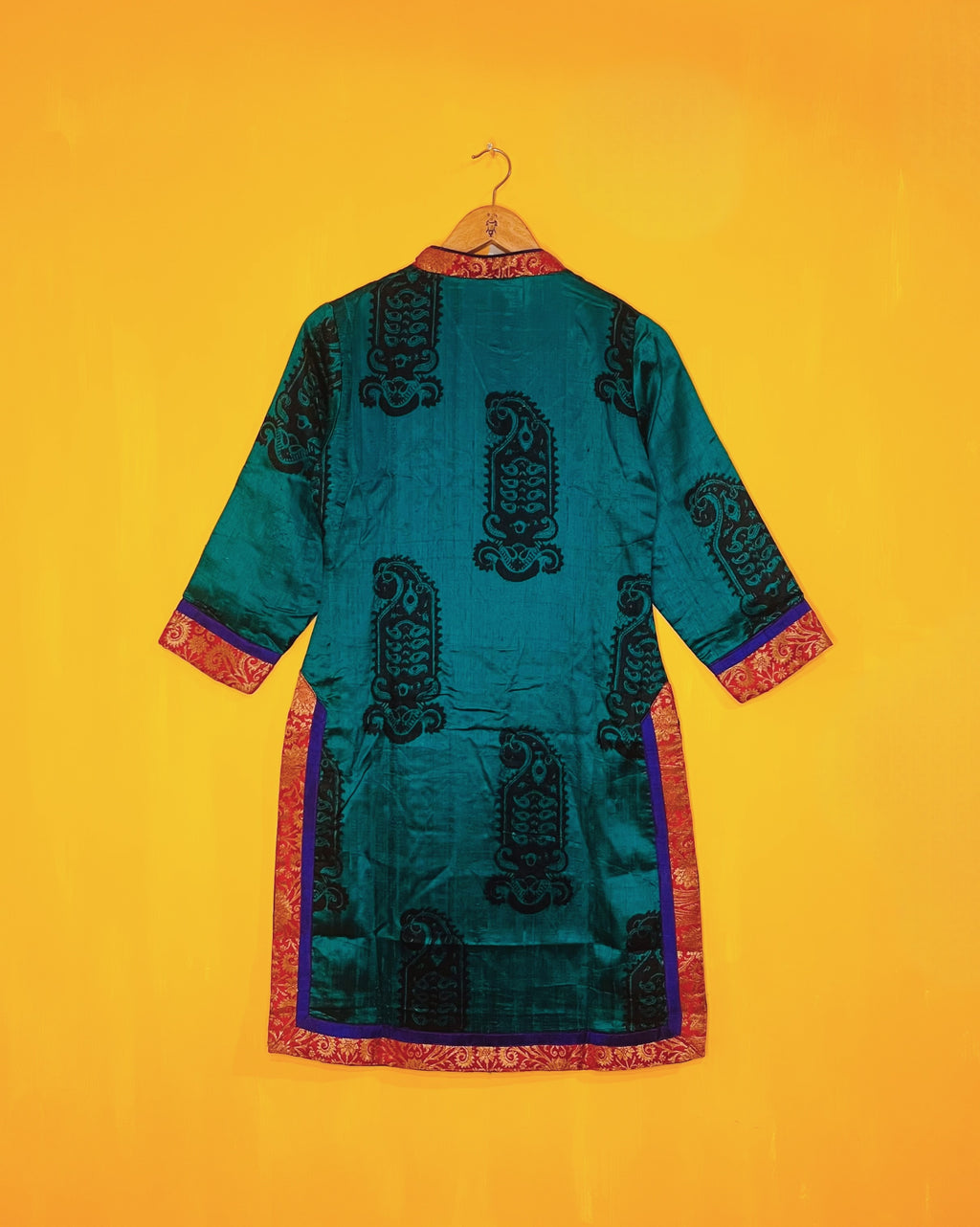 Woven Silk Top - Elina (Size - S) - Anuradha Ramam