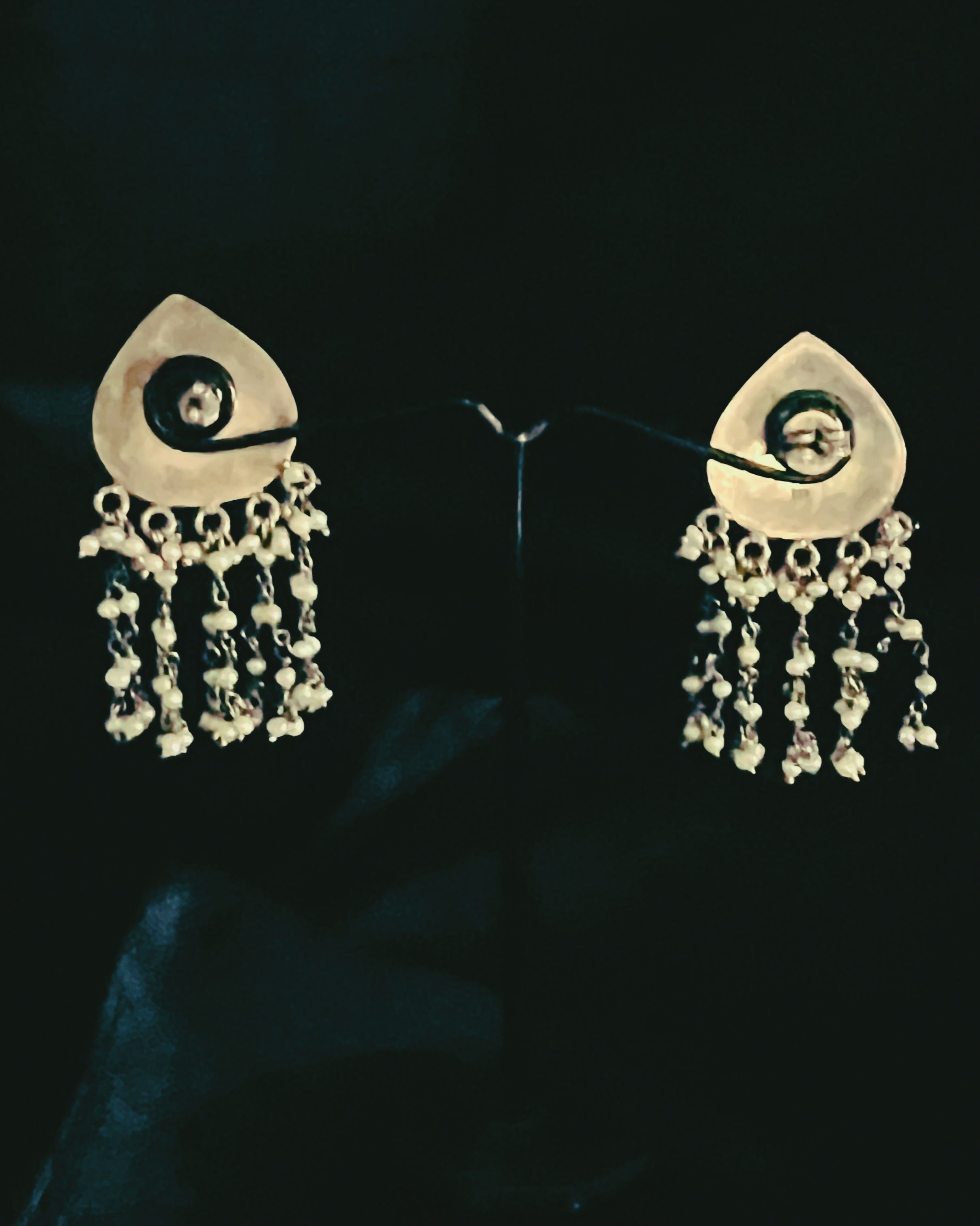 Avarna Silver Earrings - Anuradha Ramam