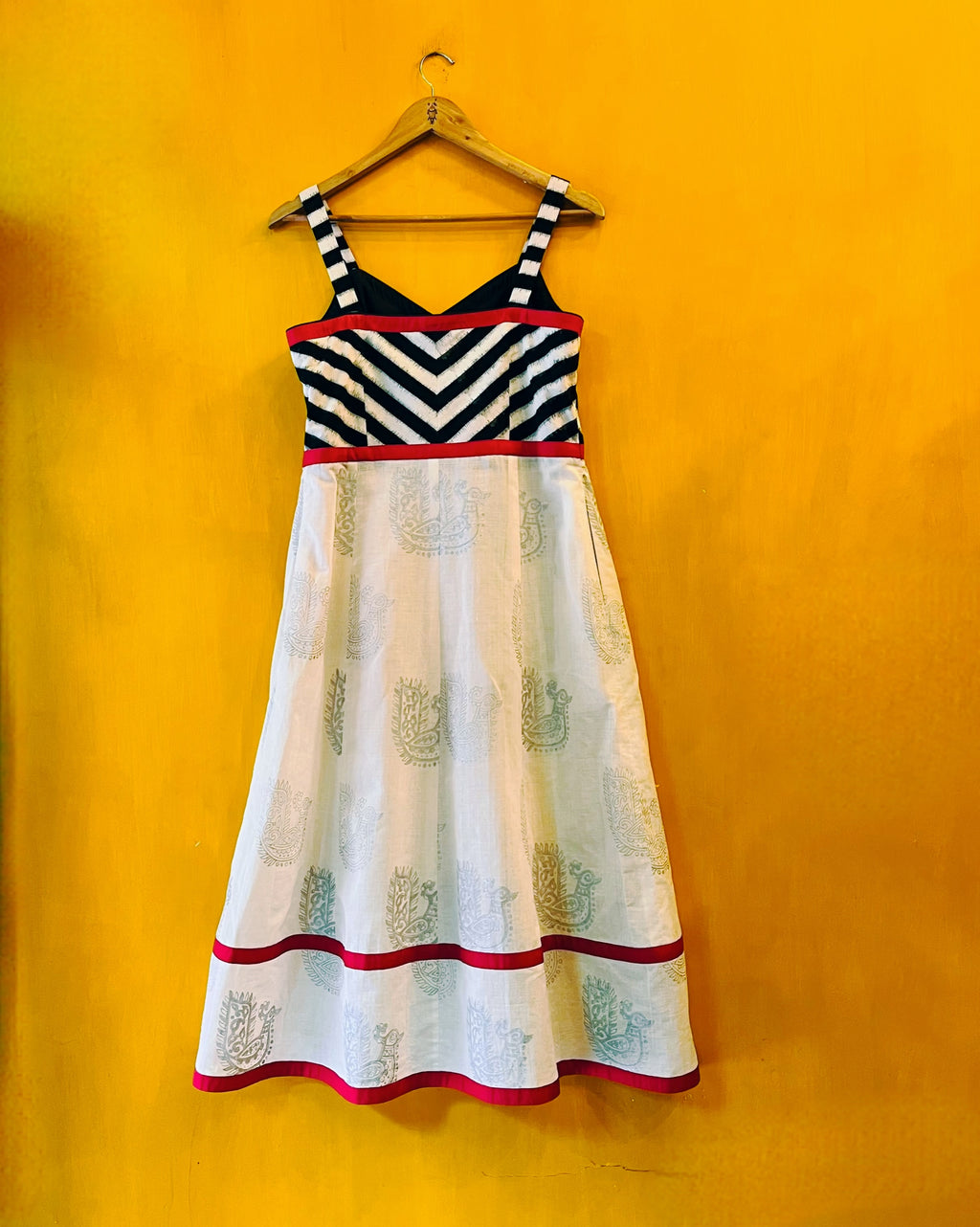 Ikat Dress - Anika (Size - M) - Anuradha Ramam