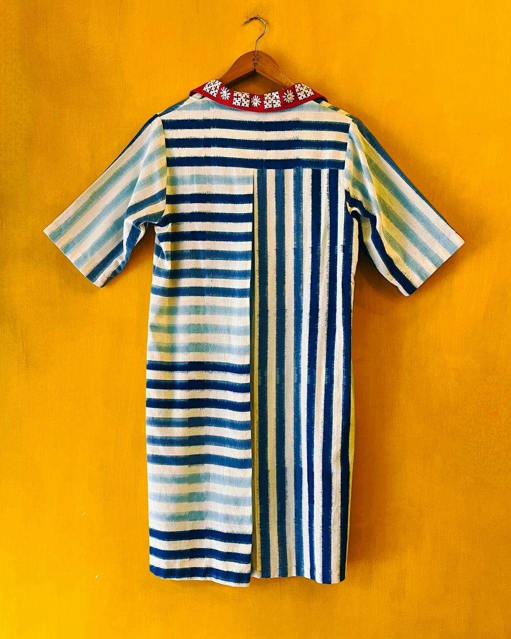 Ikat Shirt Dress - Hana (Size - M) - Anuradha Ramam