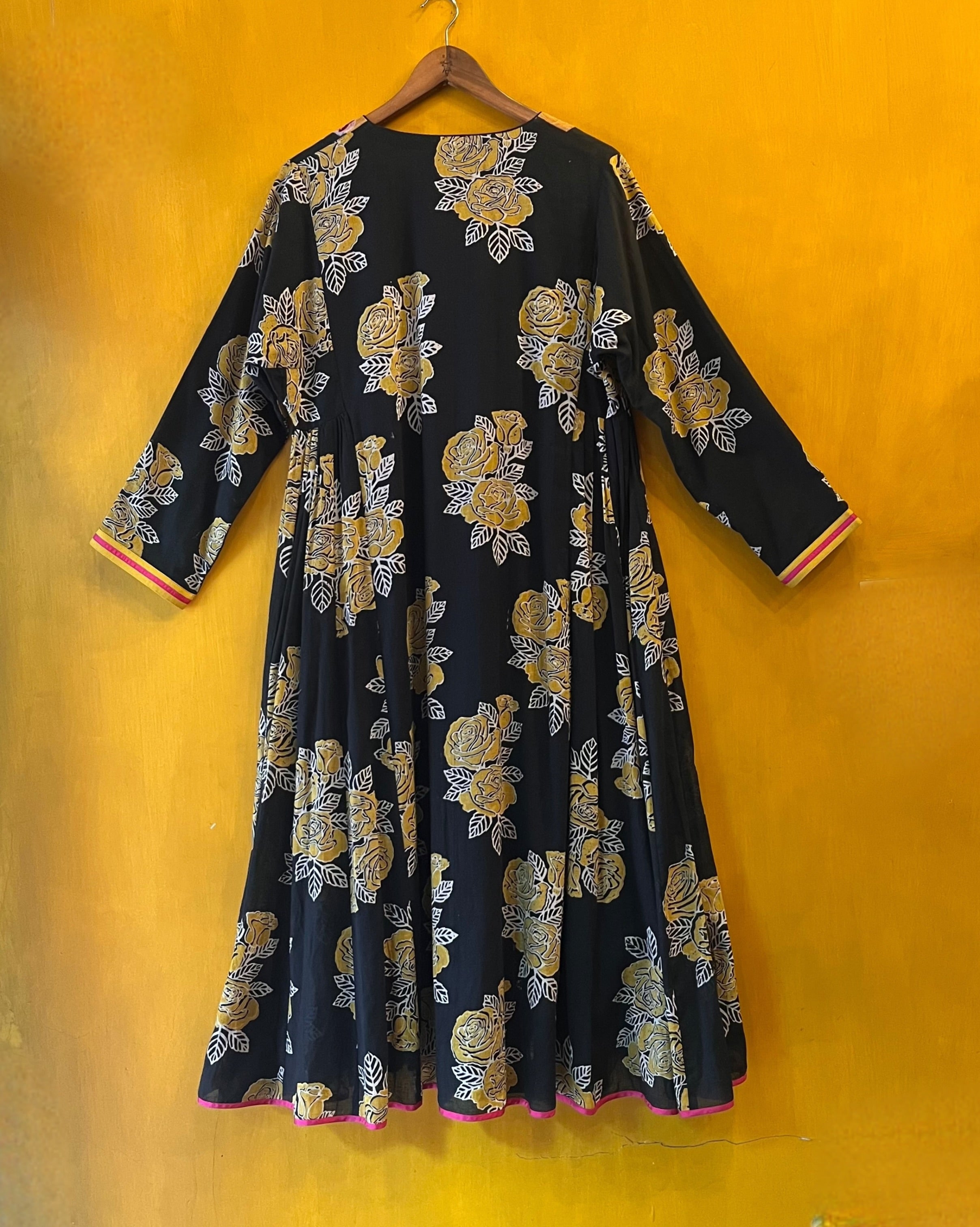 Mulmul Cotton Dress - Vedika (Size - M) - Anuradha Ramam