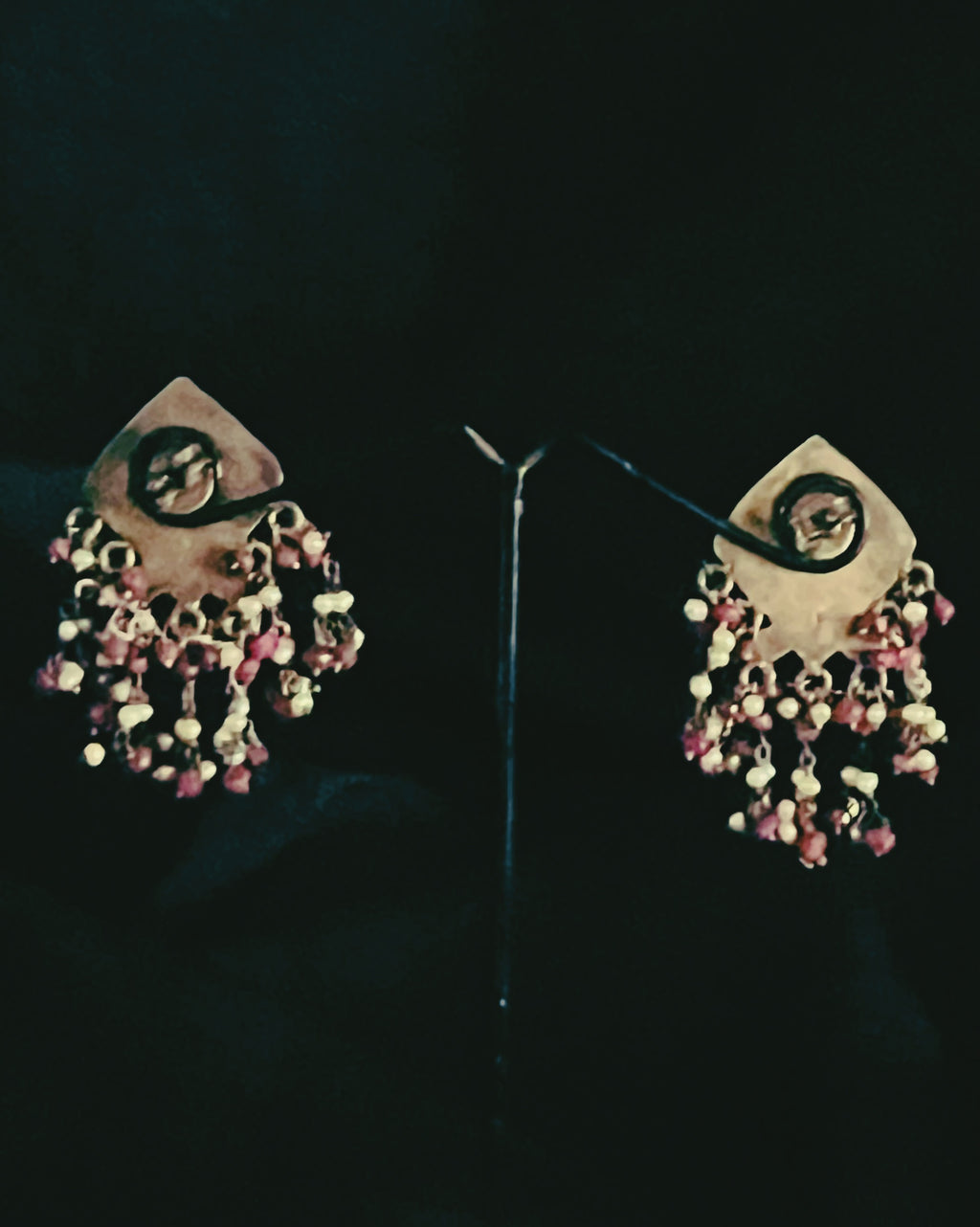 Bandhavi Silver Earrings - Anuradha Ramam