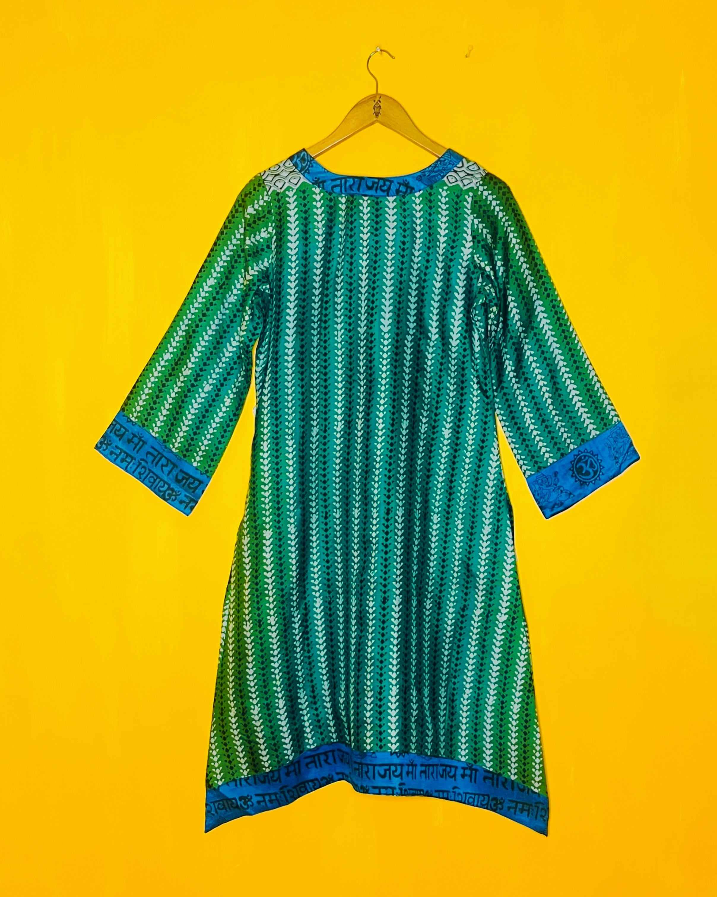 Silk Asymmetric Kurta - Himani (Size - M) - Anuradha Ramam