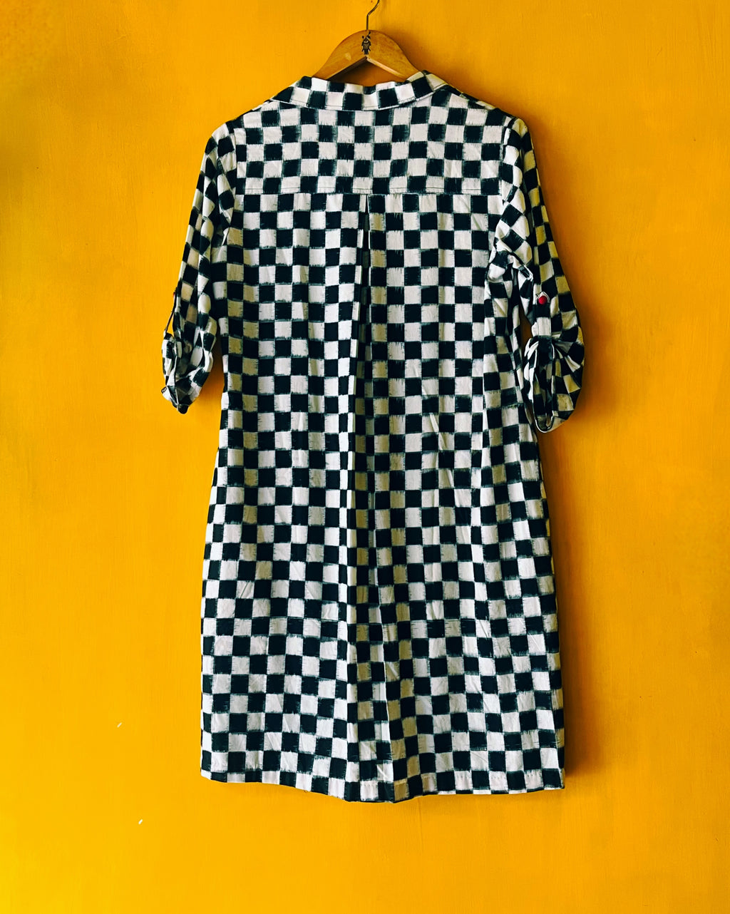 Ikat Shirt Dress - Ziya (Size - M) - Anuradha Ramam