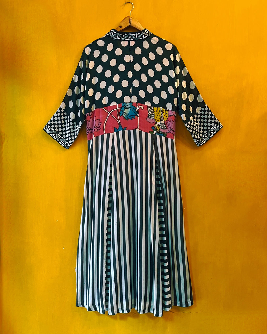 Muslin A-Line Dress - Vamika (Size - L) - Anuradha Ramam