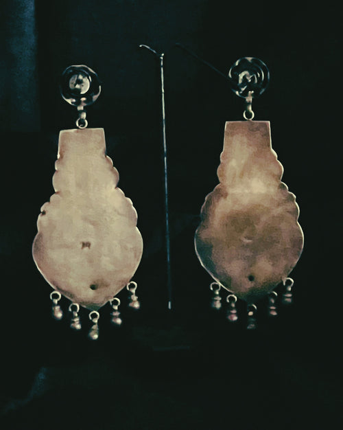 Aarya Silver Earrings - Anuradha Ramam