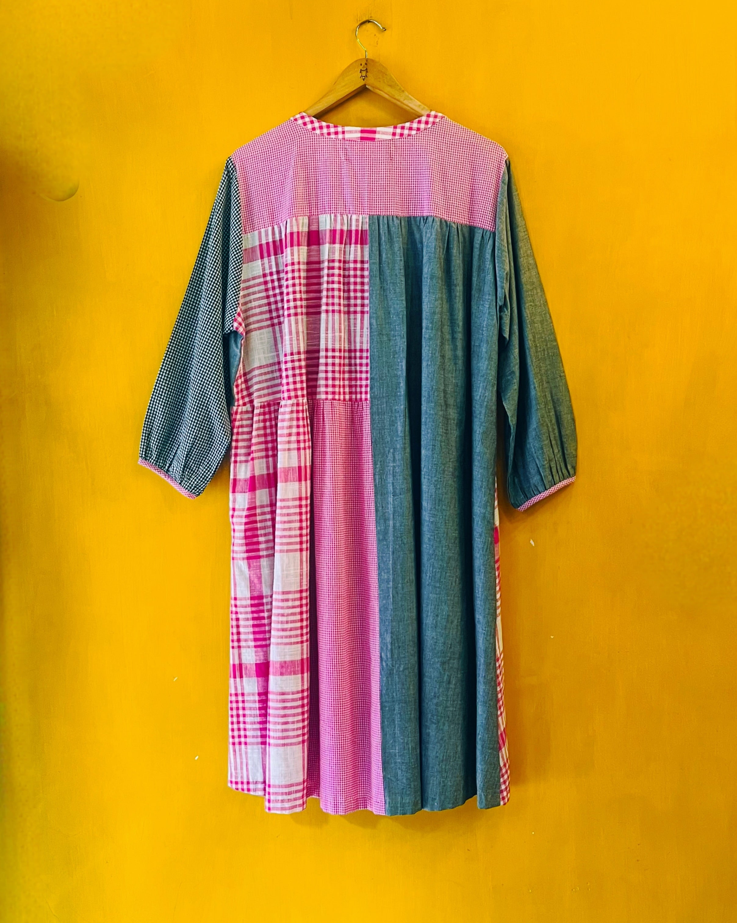 Ikat Dress - Jharna (Size - XL) - Anuradha Ramam