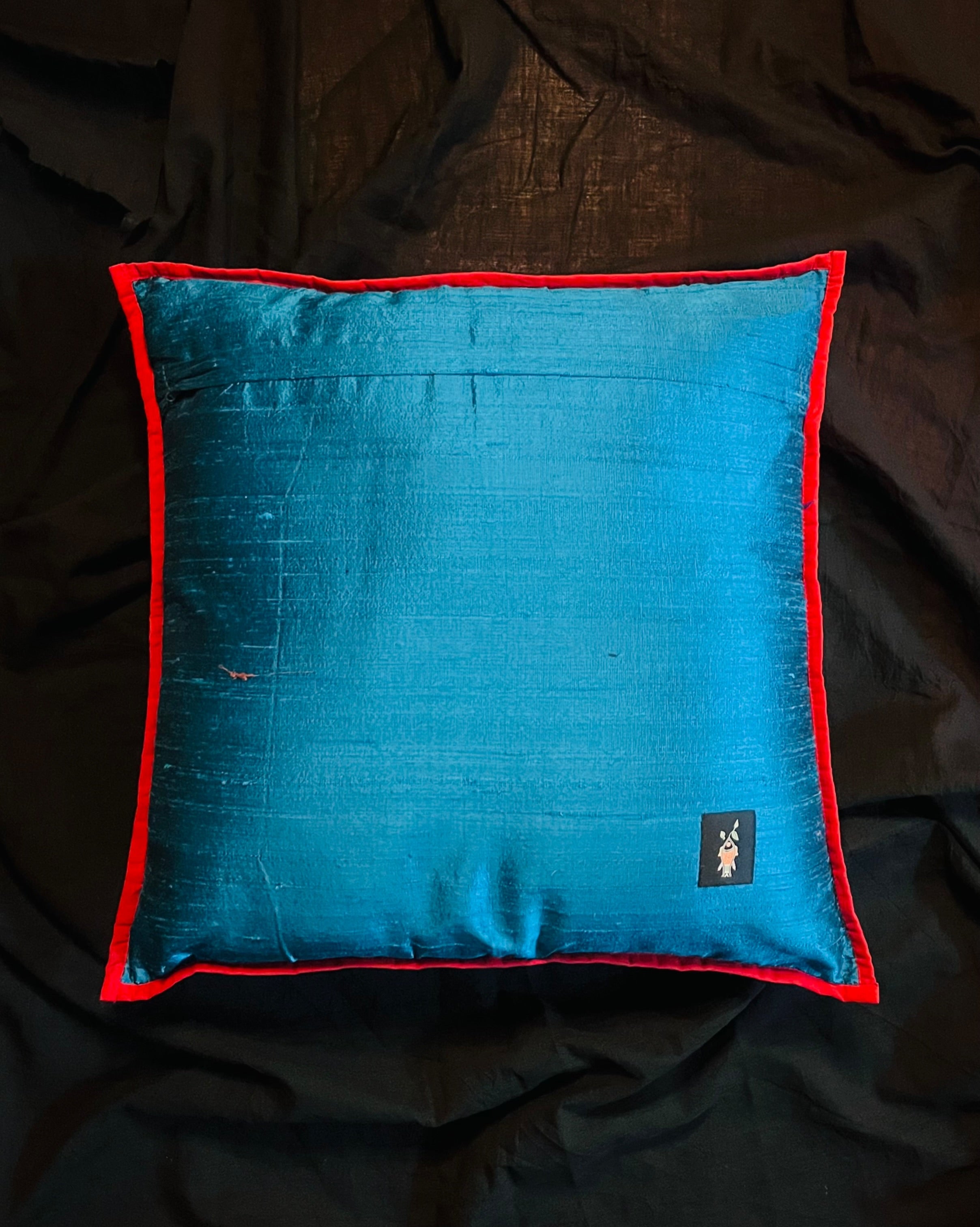 Silk Cushion Cover - Alolika - Anuradha Ramam