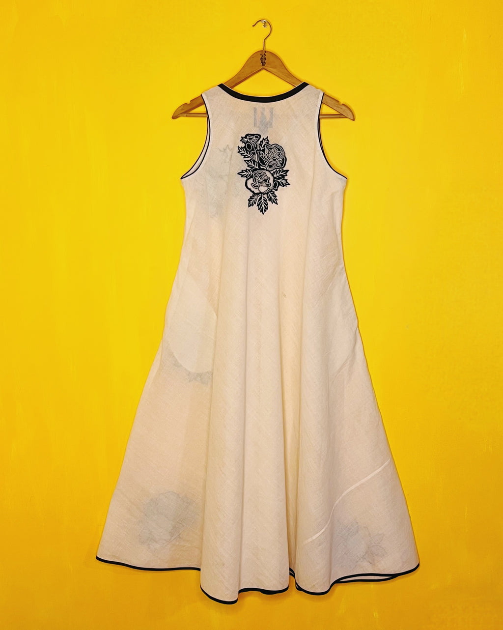 A - Line Applique Dress - Janani (Size - M, L & XL) - Anuradha Ramam