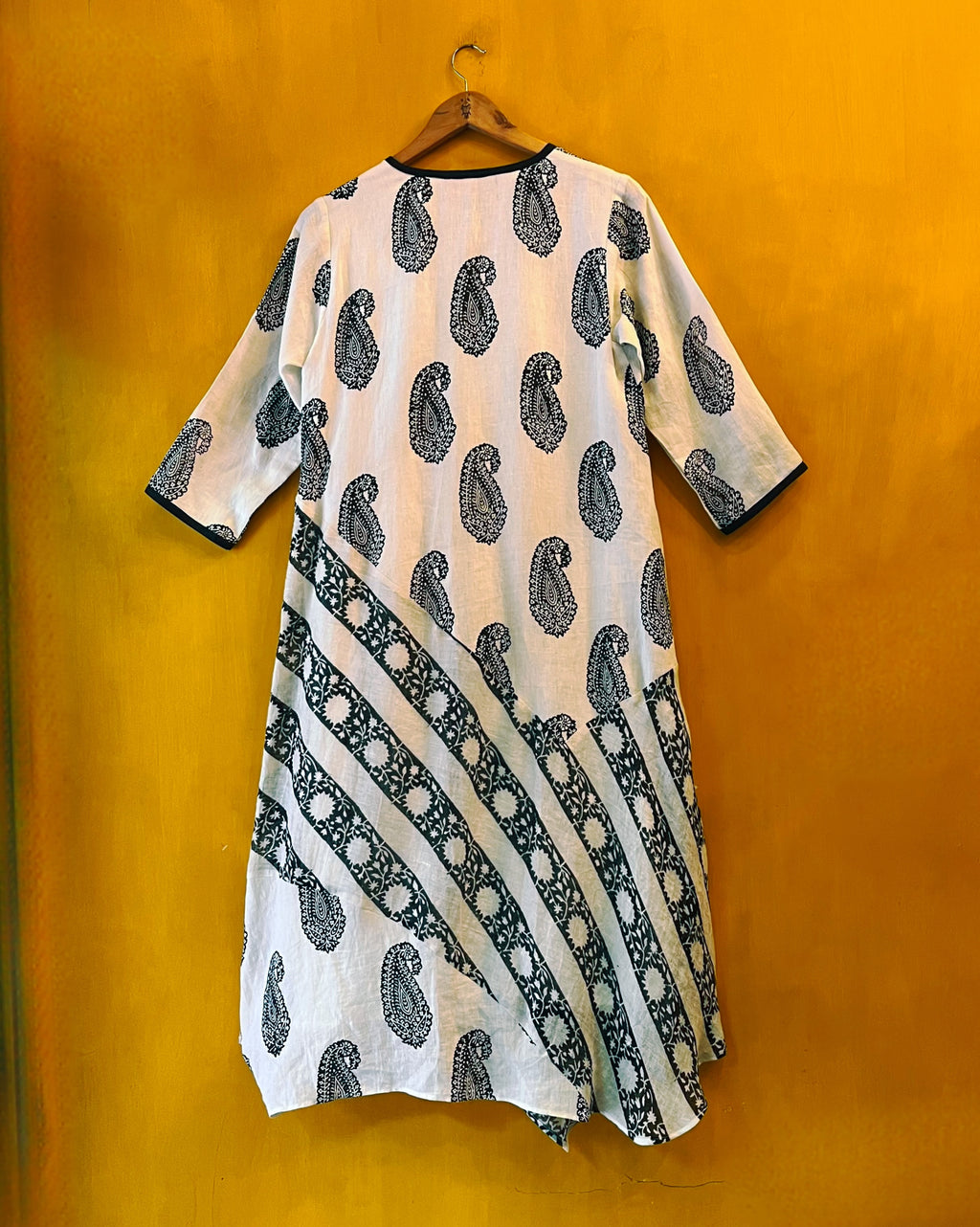 Linen Cowl Dress - Tejaswini (Size - M  & L) - Anuradha Ramam