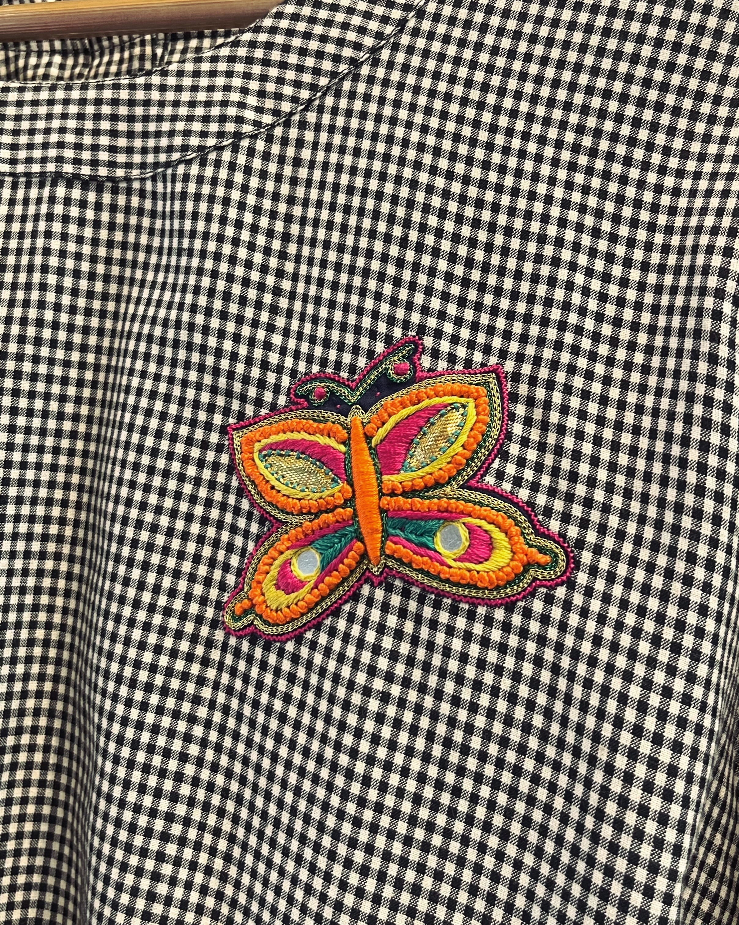 Checks Cotton Top - Asmita (Size - XL) - Anuradha Ramam