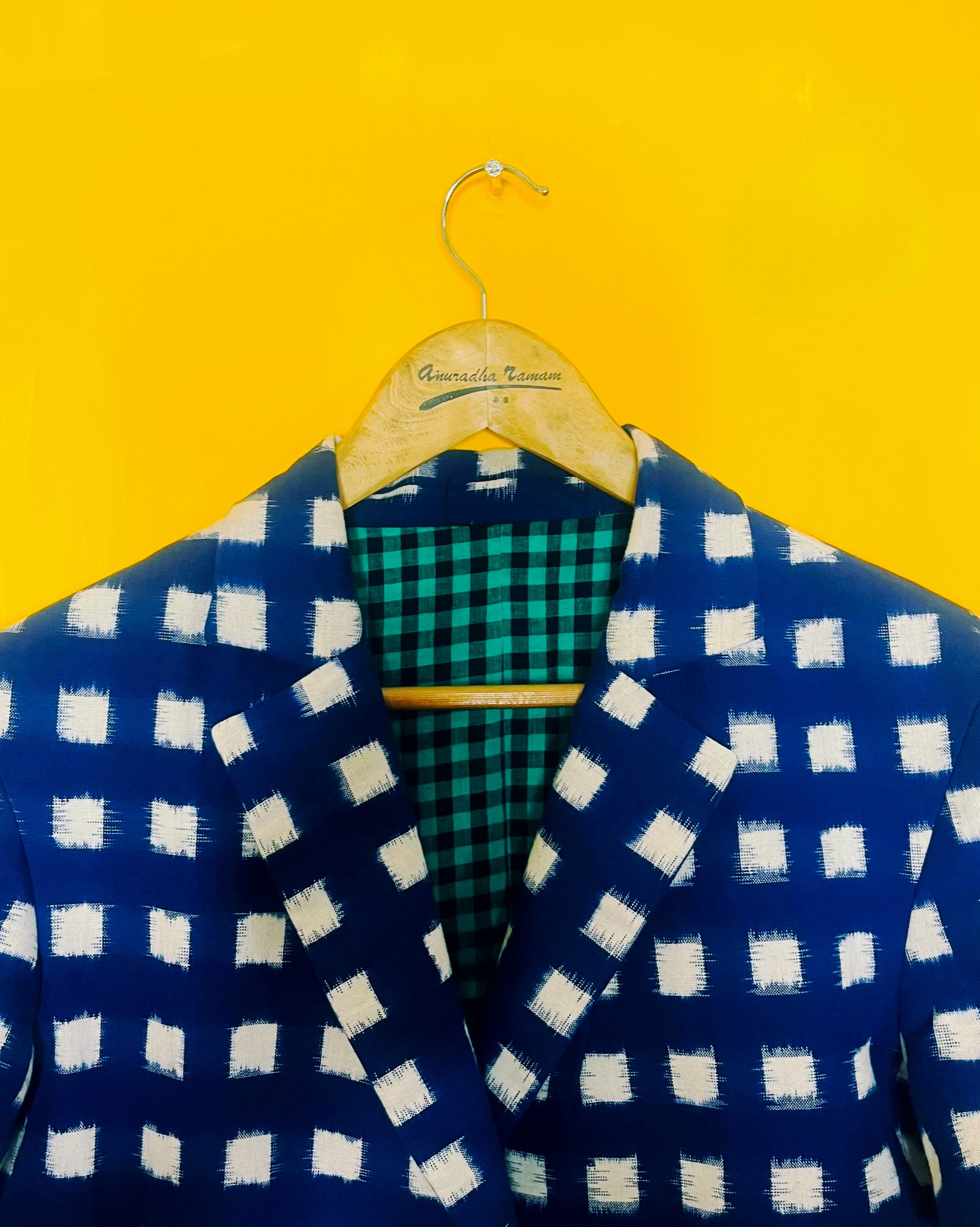 Ikat Jacket - Dhriti ( Size - L) - Anuradha Ramam