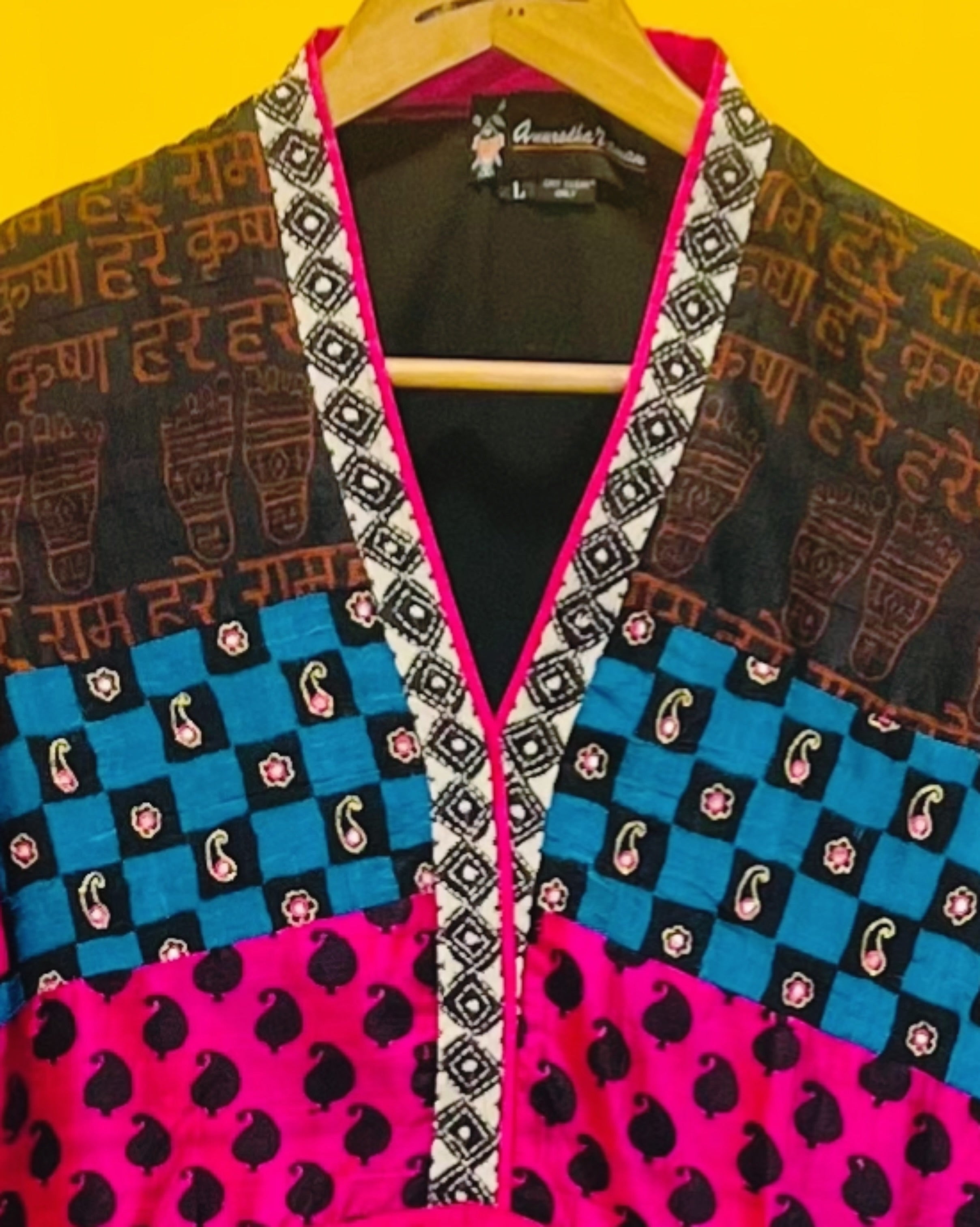 Woven Silk Kurta - Gauri (Size - L) - Anuradha Ramam