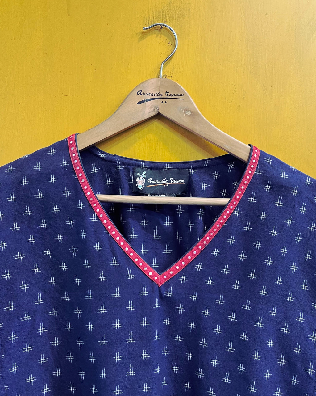 Ikat Top - Ashwini (Size - XL) - Anuradha Ramam