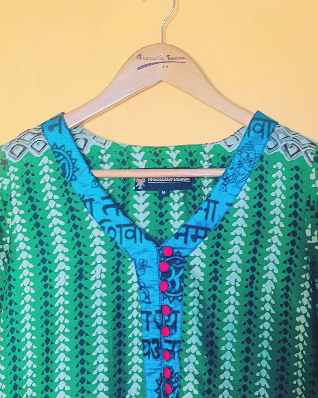 Silk Asymmetric Kurta - Himani (Size - M) - Anuradha Ramam