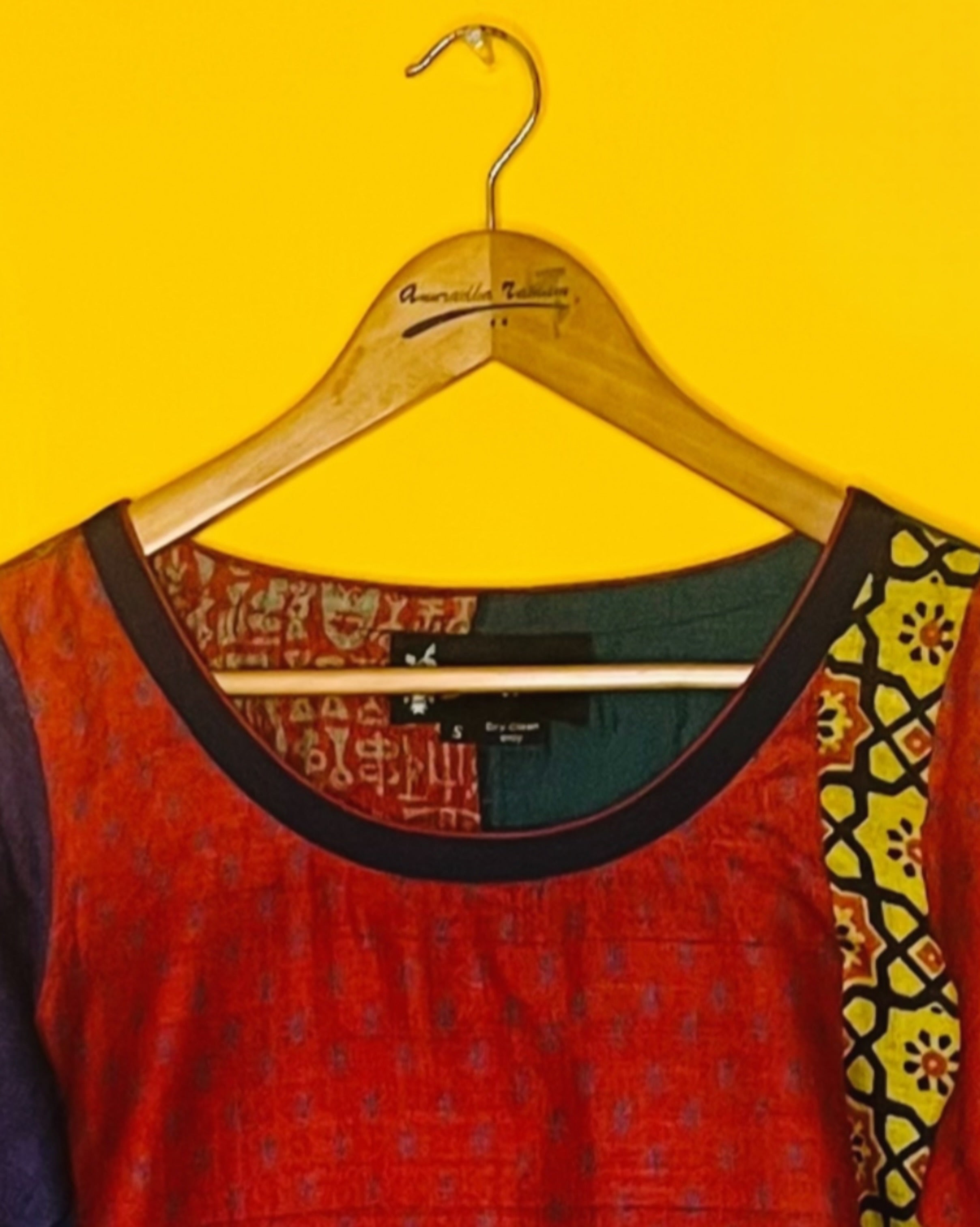 Tussar Silk Top - Ekta (Size - S) - Anuradha Ramam
