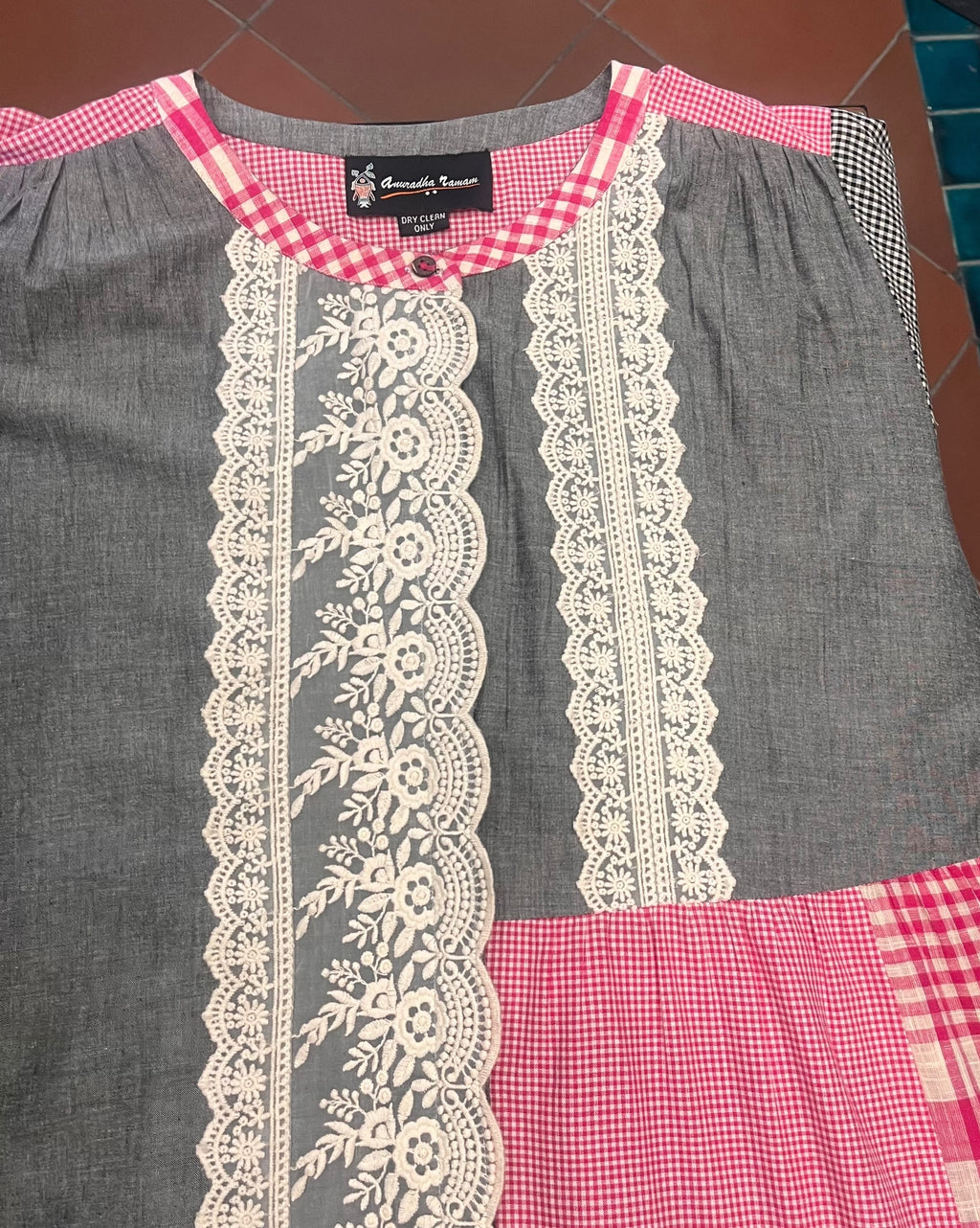 Ikat Dress - Jharna (Size - XL) - Anuradha Ramam