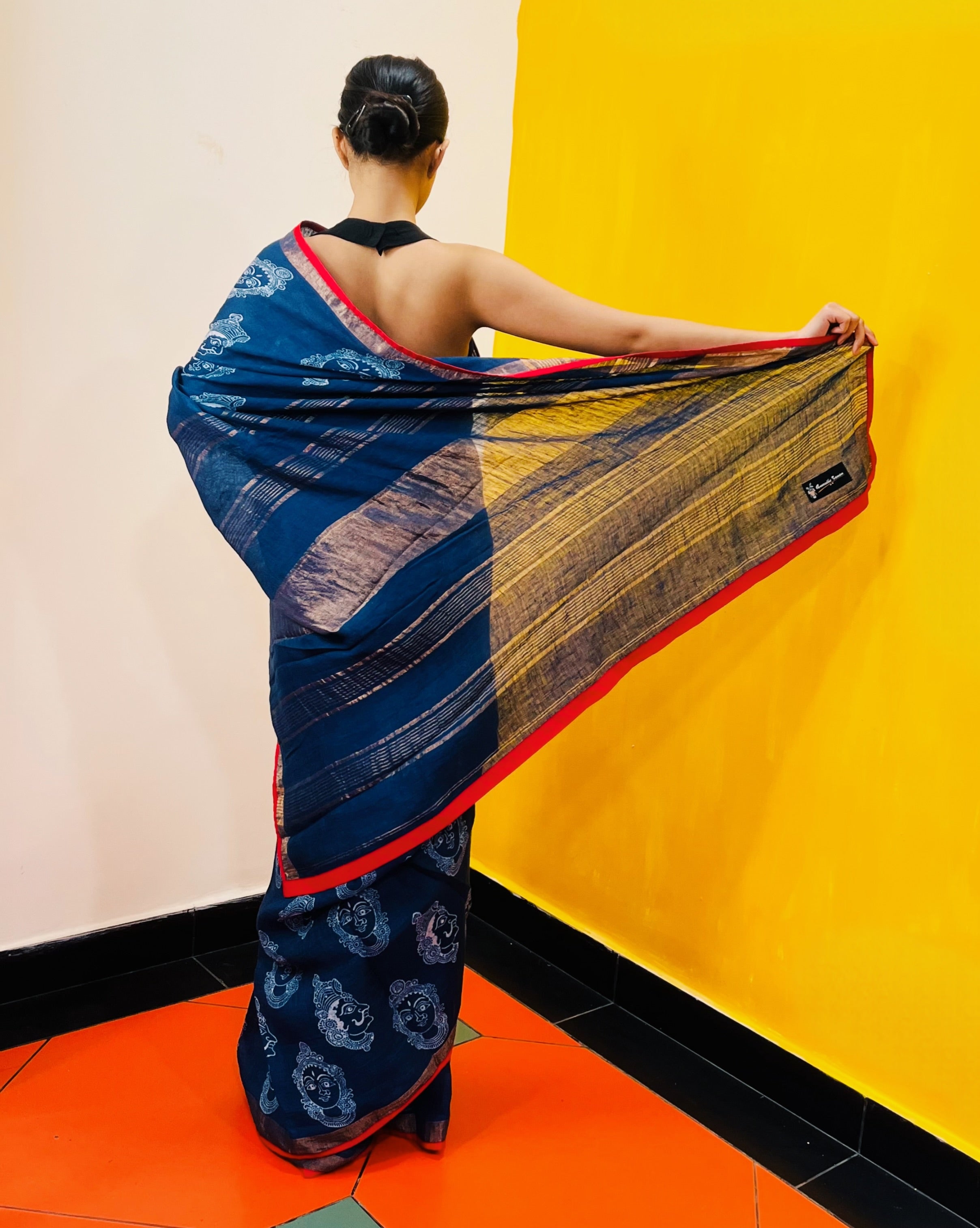 Discharge Printed Saree - Jaya - Anuradha Ramam
