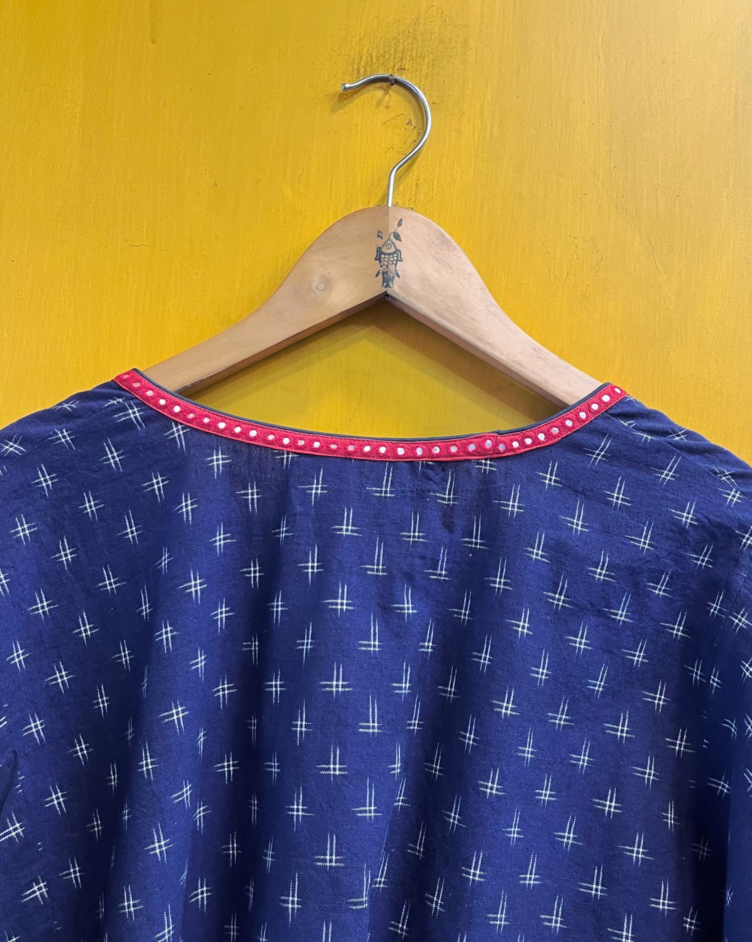 Ikat Top - Ashwini (Size - XL) - Anuradha Ramam