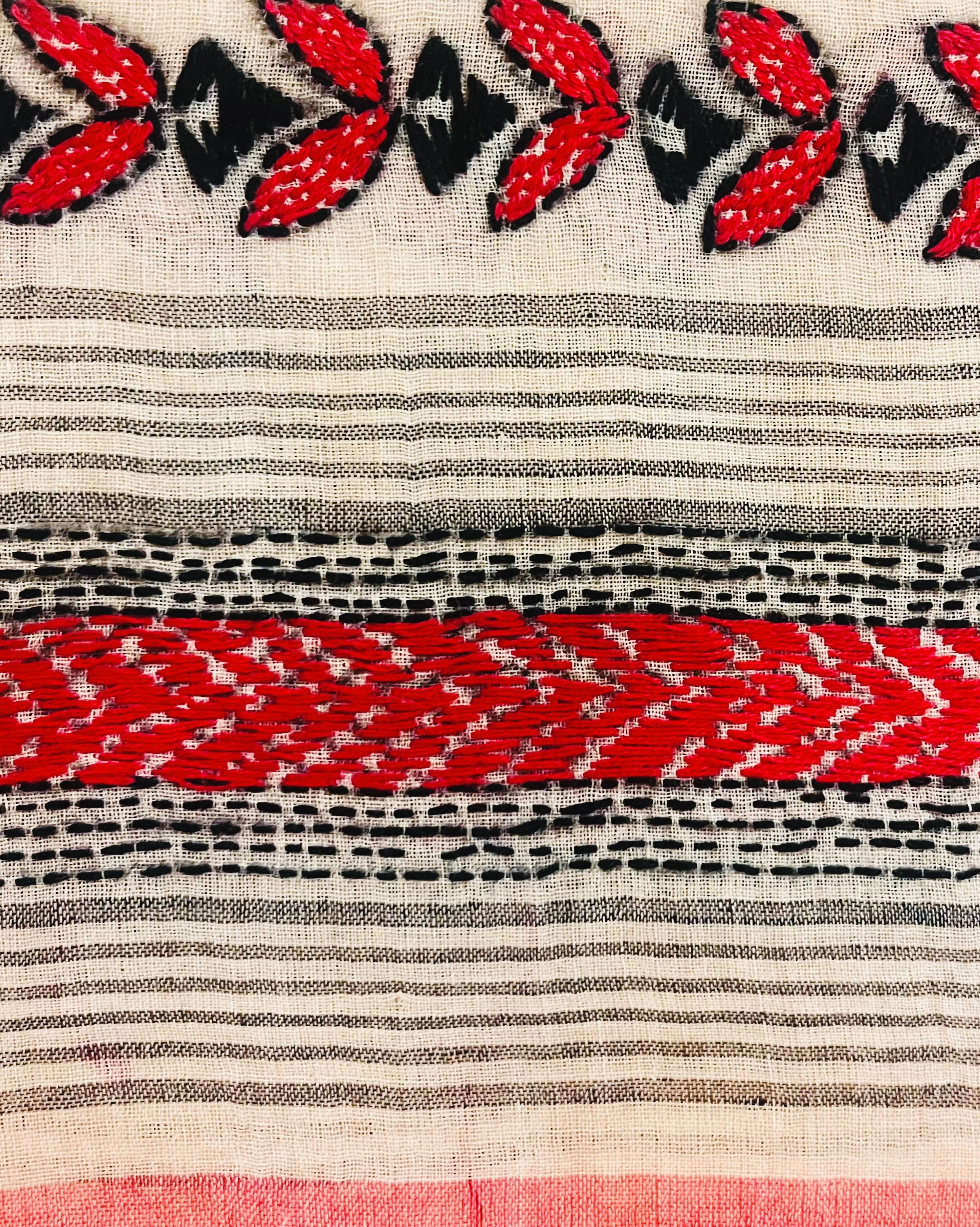 Kantha Embroidery Dupatta - Anagha - Anuradha Ramam