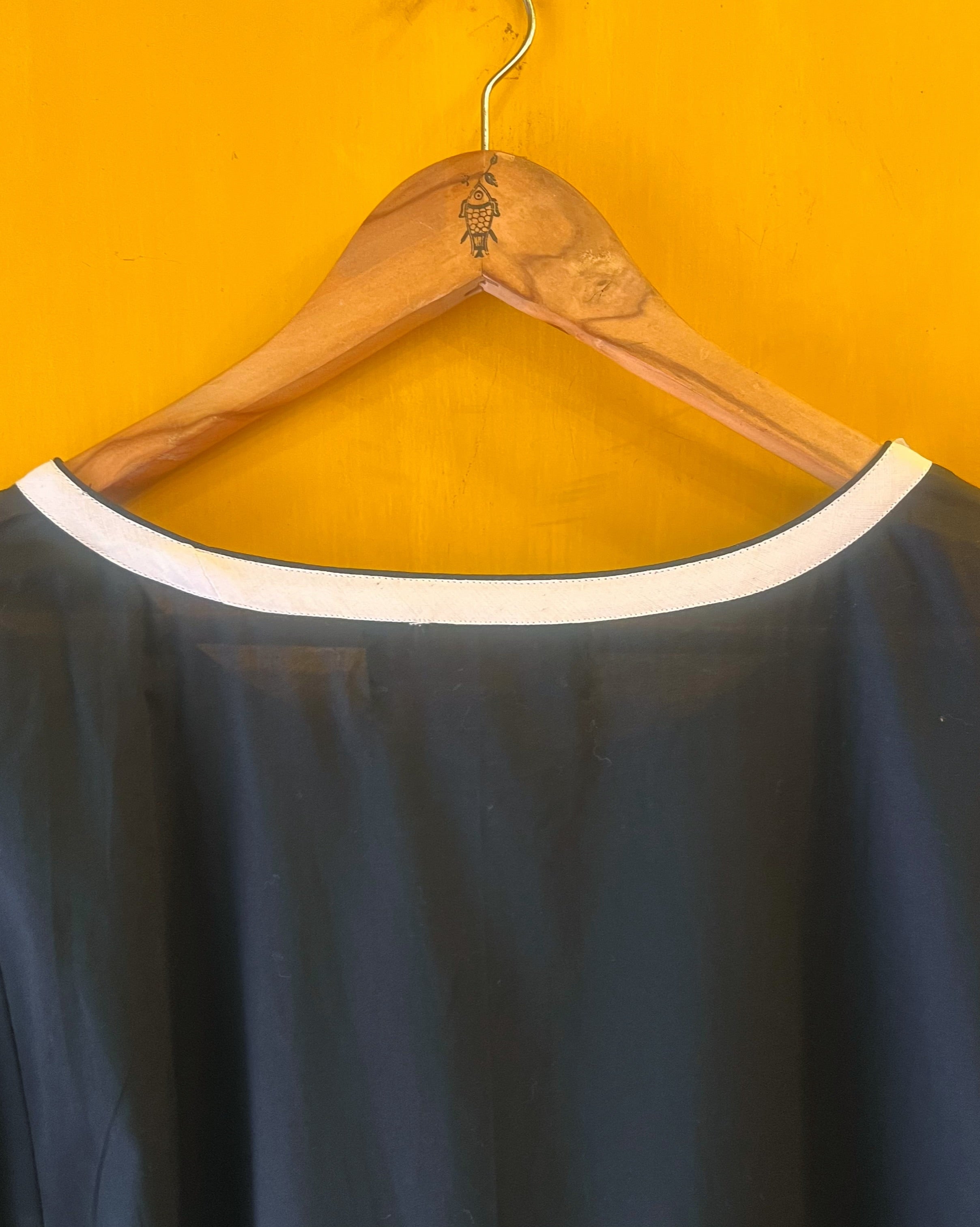 Cotton Straight Kurta - Soumya (Size - L) - Anuradha Ramam