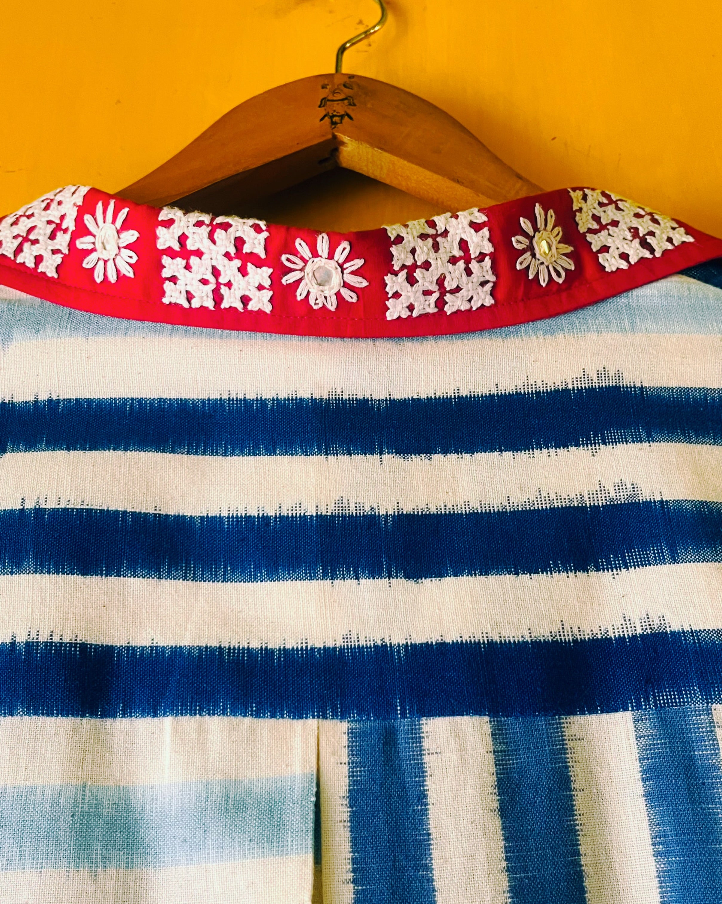 Ikat Shirt Dress - Hana (Size - M) - Anuradha Ramam