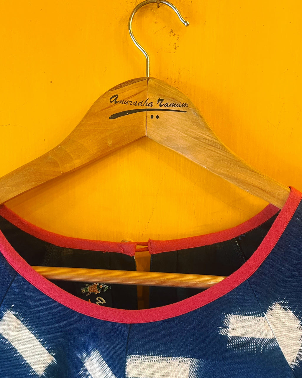 A-Line Ikat Dress - Binita (Size - M) - Anuradha Ramam