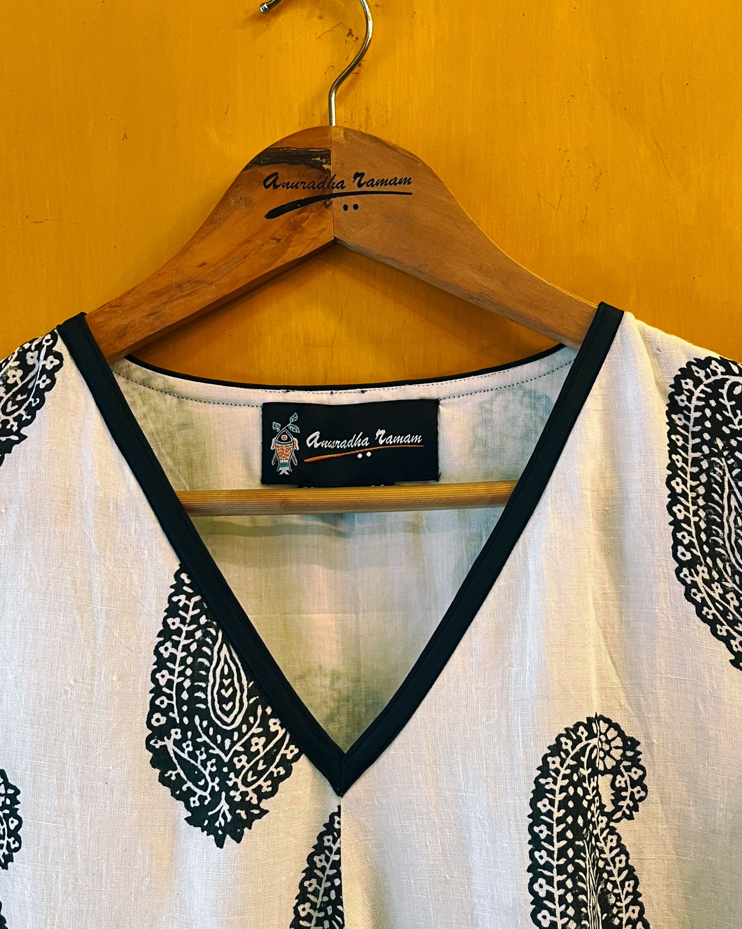 Linen Cowl Dress - Tejaswini (Size - M  & L) - Anuradha Ramam