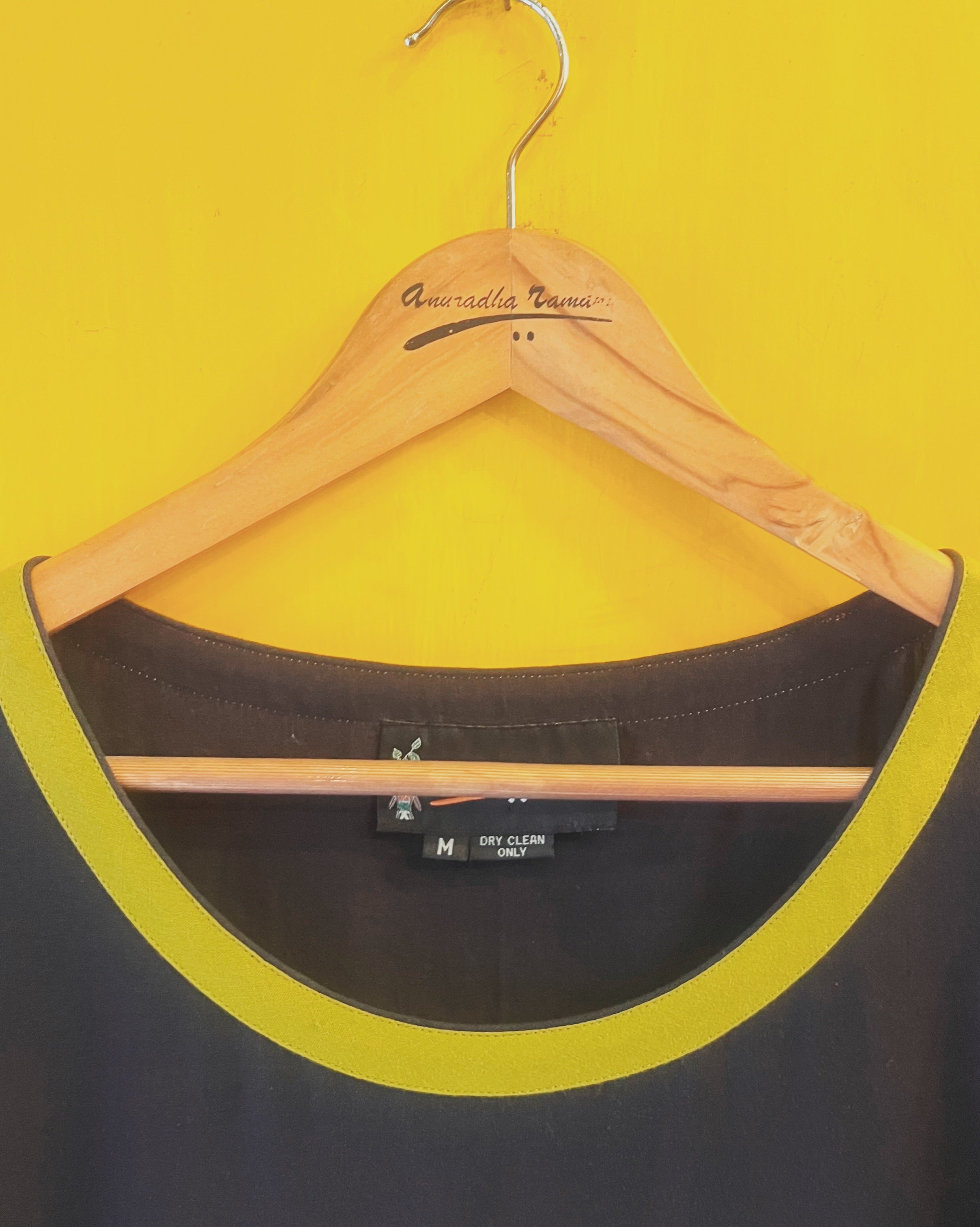 Mehndi Green Applique Kurta - Hanika (Size - M) - Anuradha Ramam