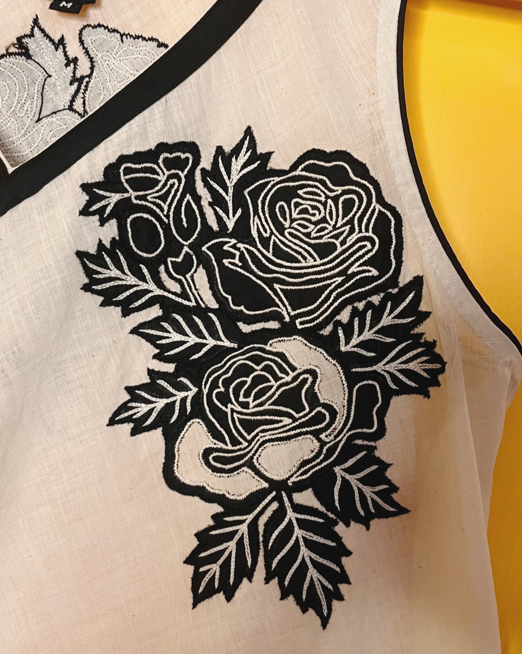 A - Line Applique Dress - Janani (Size - M, L & XL) - Anuradha Ramam