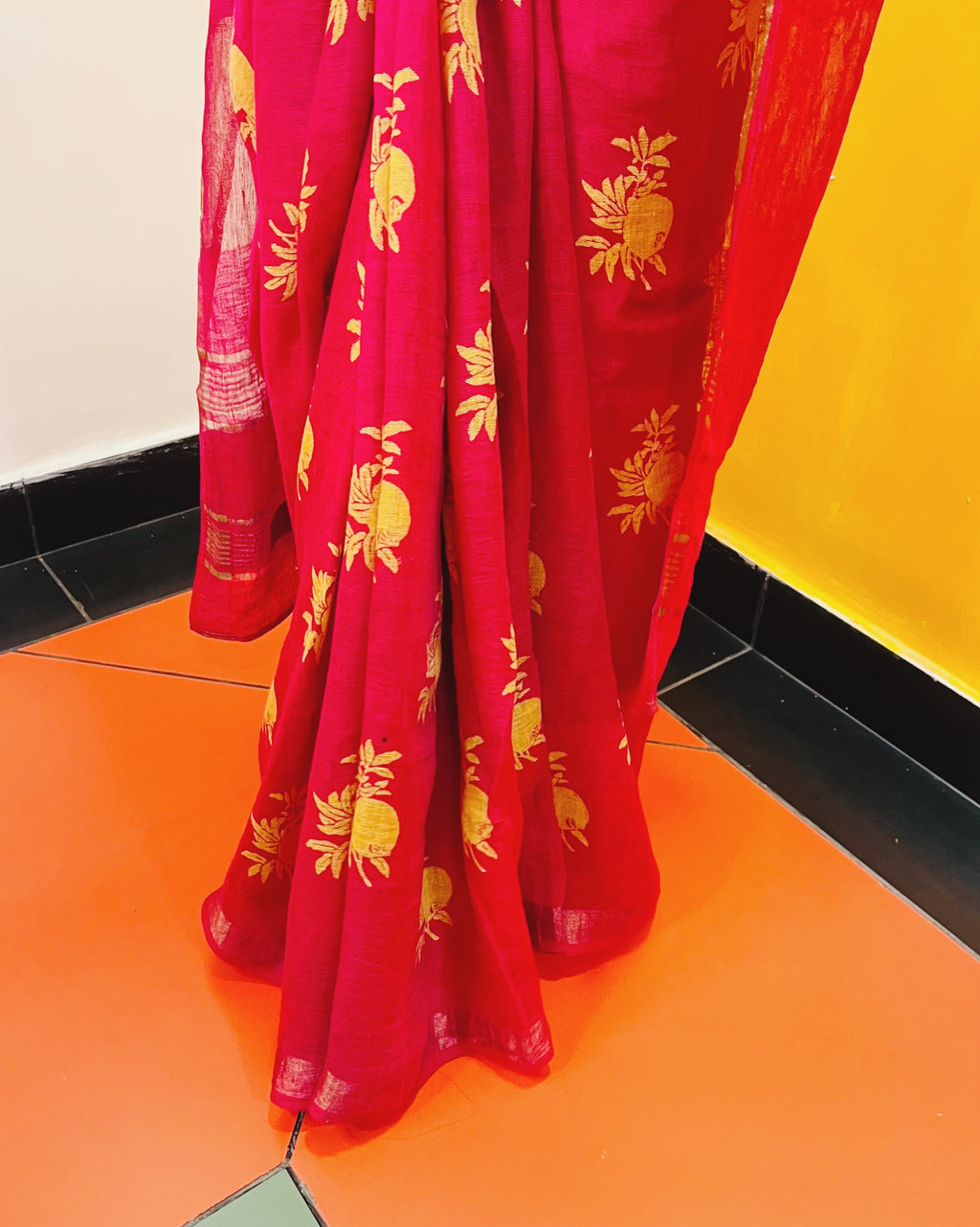 Discharge Printed Saree - Chaitanya - Anuradha Ramam
