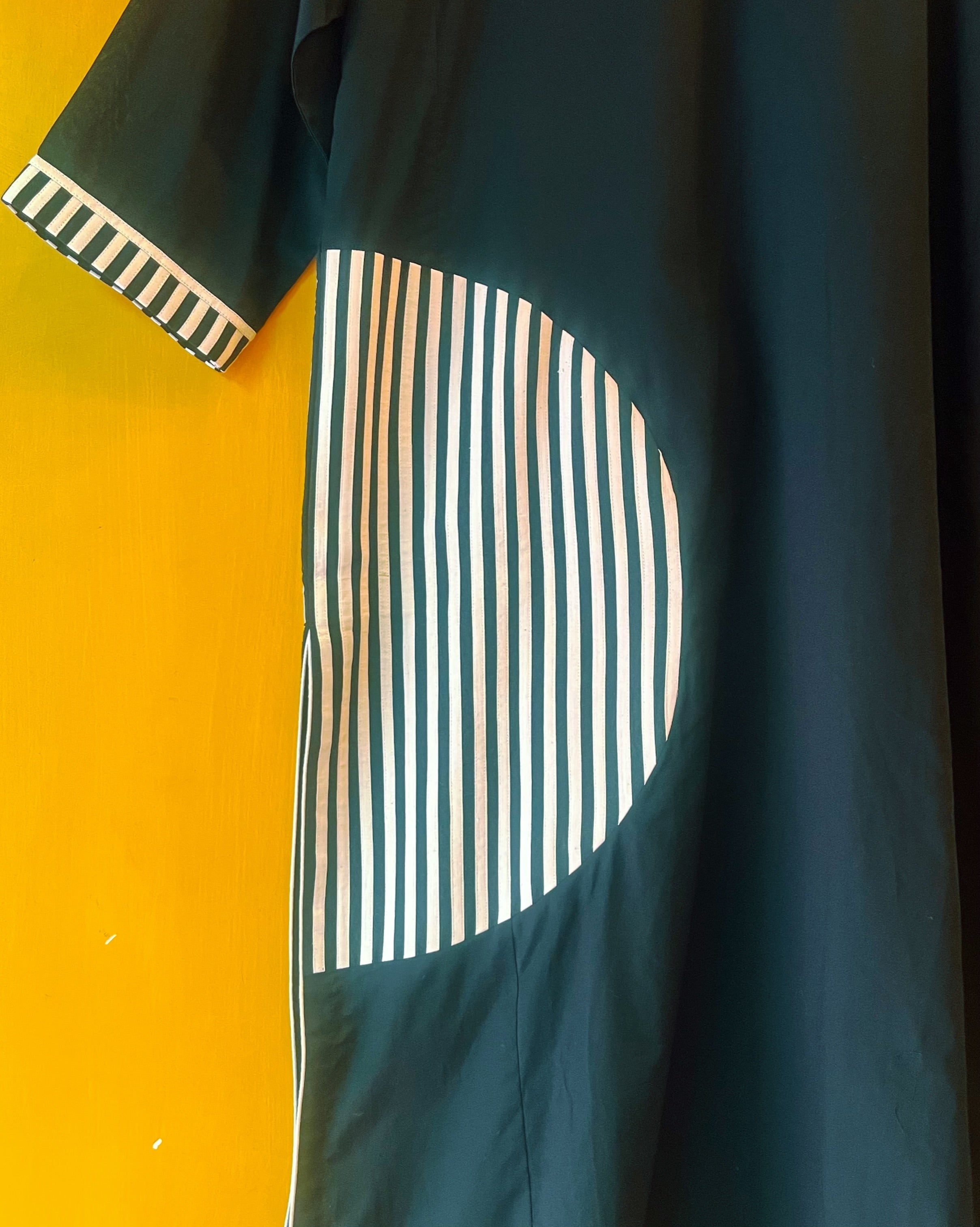 Cotton Straight Kurta - Soumya (Size - L) - Anuradha Ramam