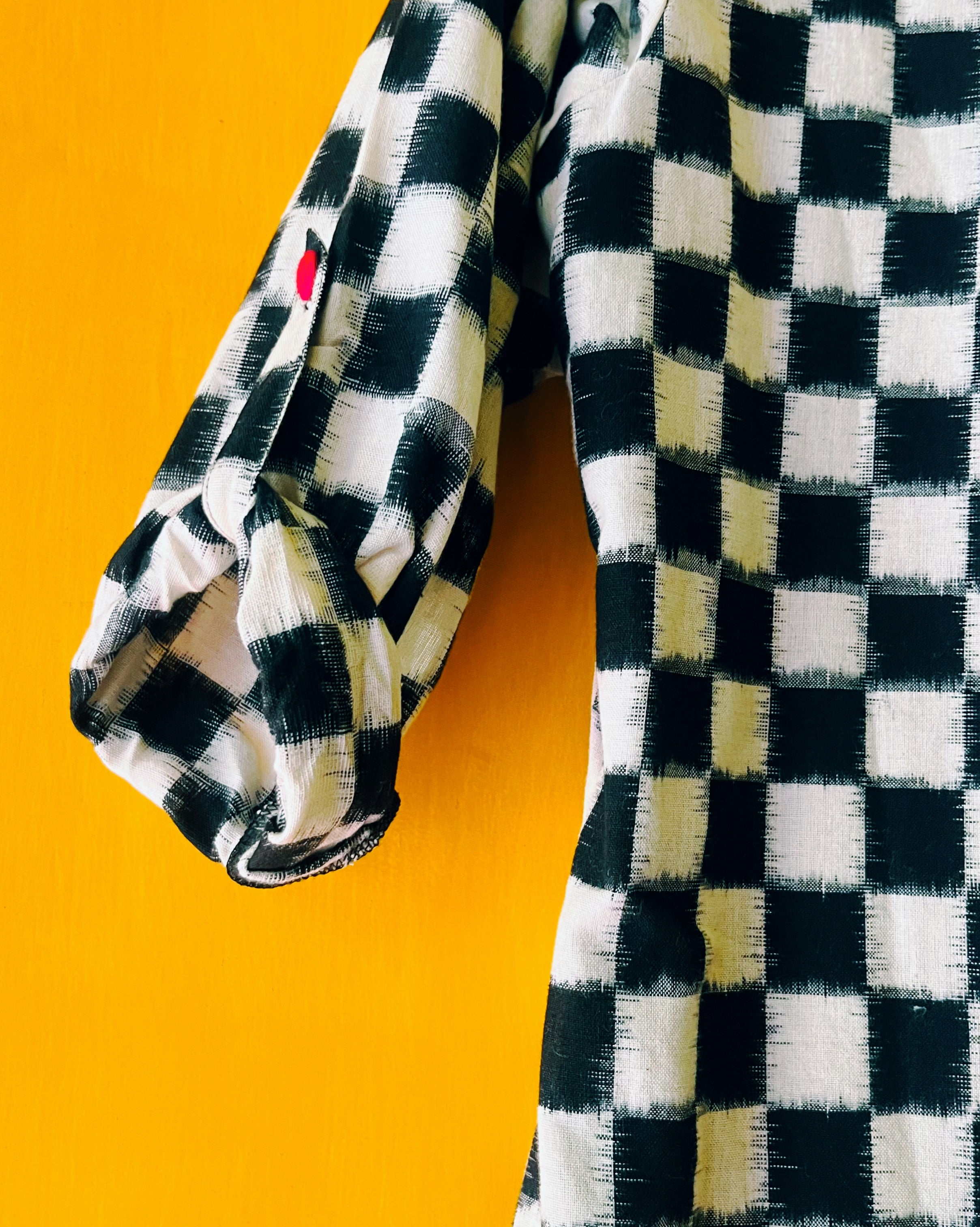 Ikat Shirt Dress - Ziya (Size - M) - Anuradha Ramam