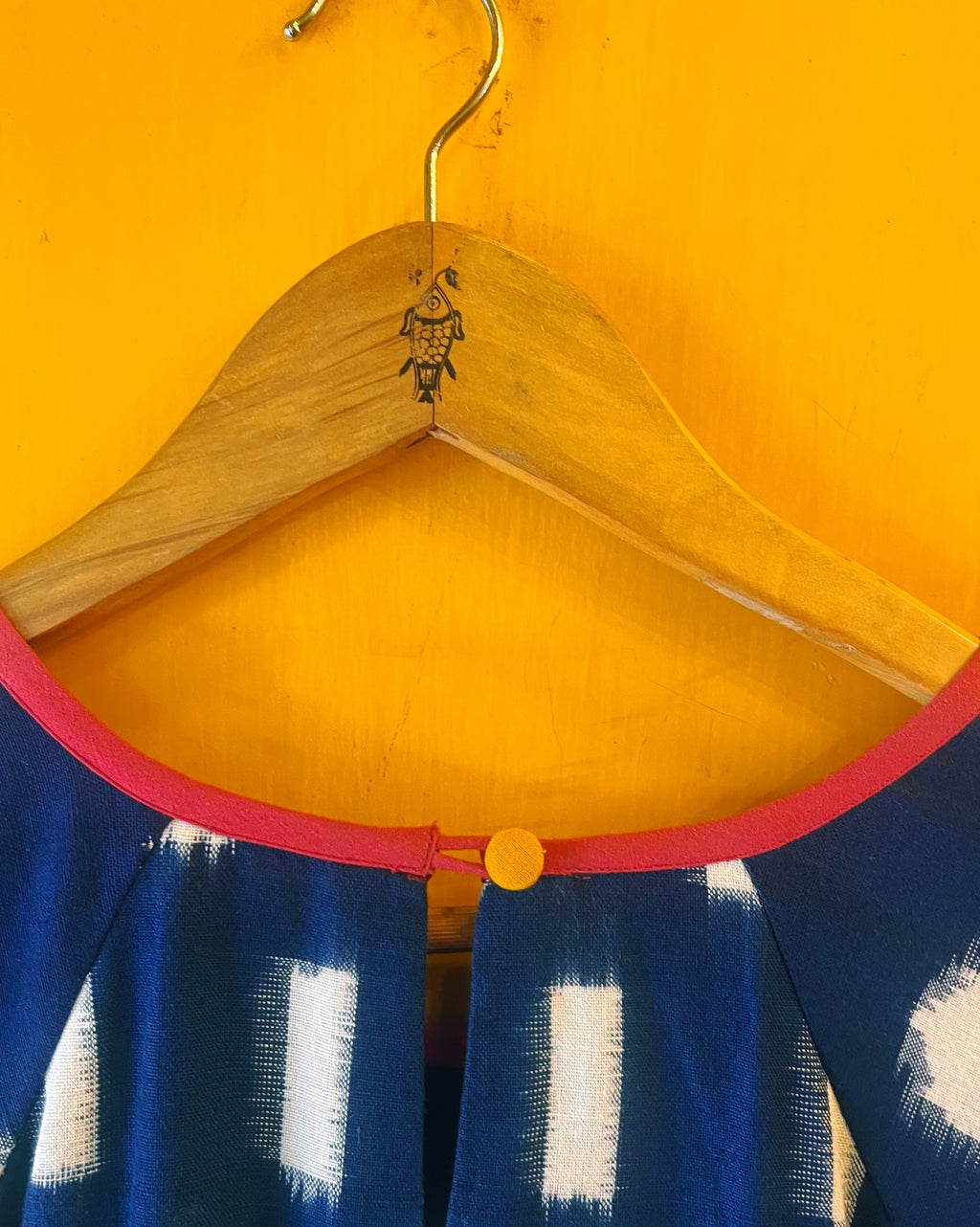 A-Line Ikat Dress - Binita (Size - M) - Anuradha Ramam